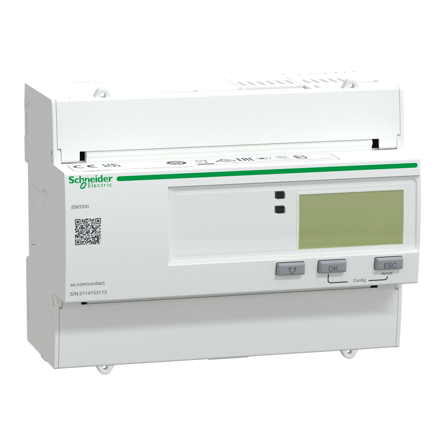 A9MEM3300 – IEM3300 energy meter - 125 A | Schneider Electric