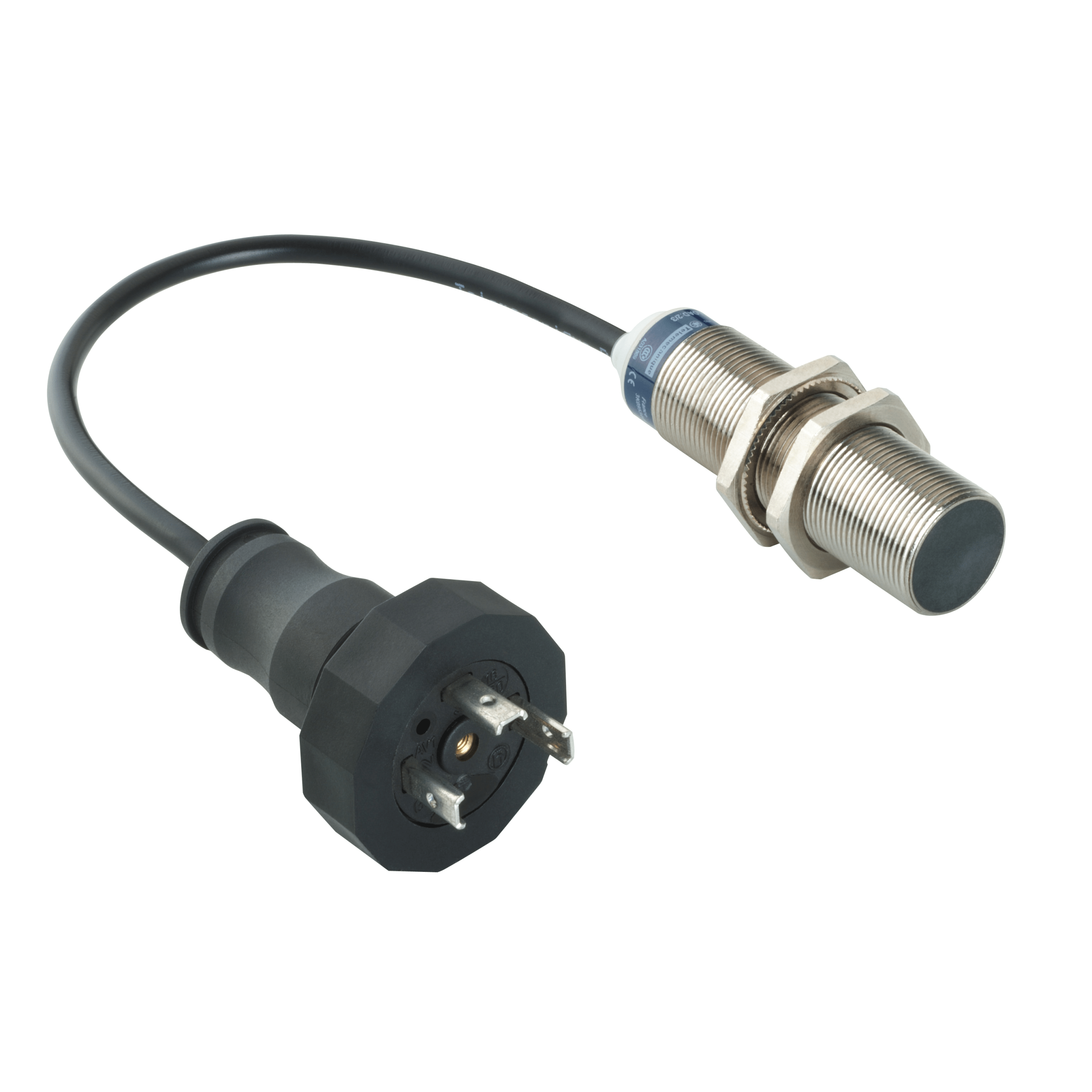 XS618B1PAL01C – Inductive proximity sensors XS, inductive sensor XS6 M18, L62mm, brass, Sn8mm, 12…48 VDC, DIN 0.15 m | Tel…