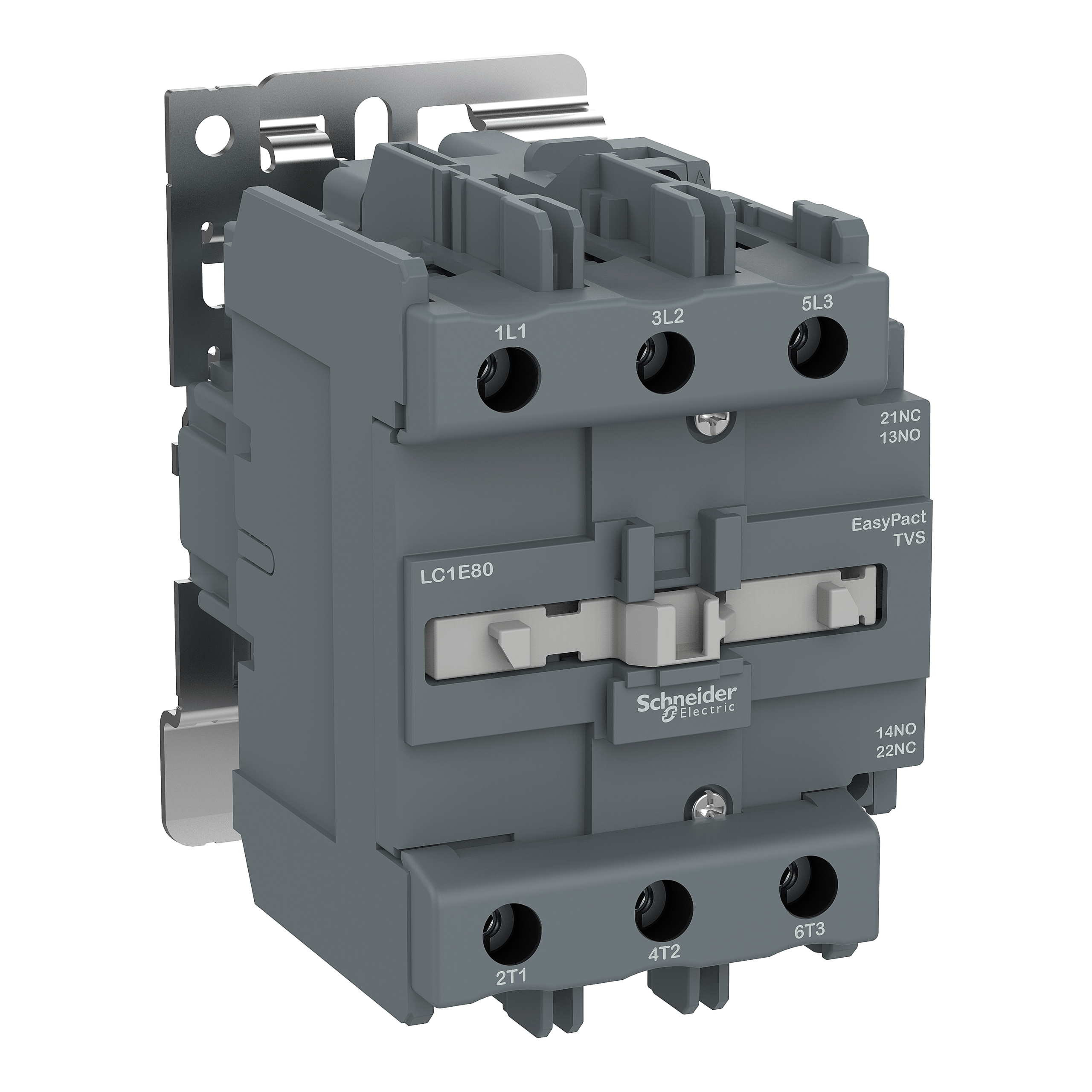 LC1E80F5 - EasyPact TVS contactor 3P(3 NO) - AC-3 - <= 440 V 80A - 110 V AC coil Schneider Electric