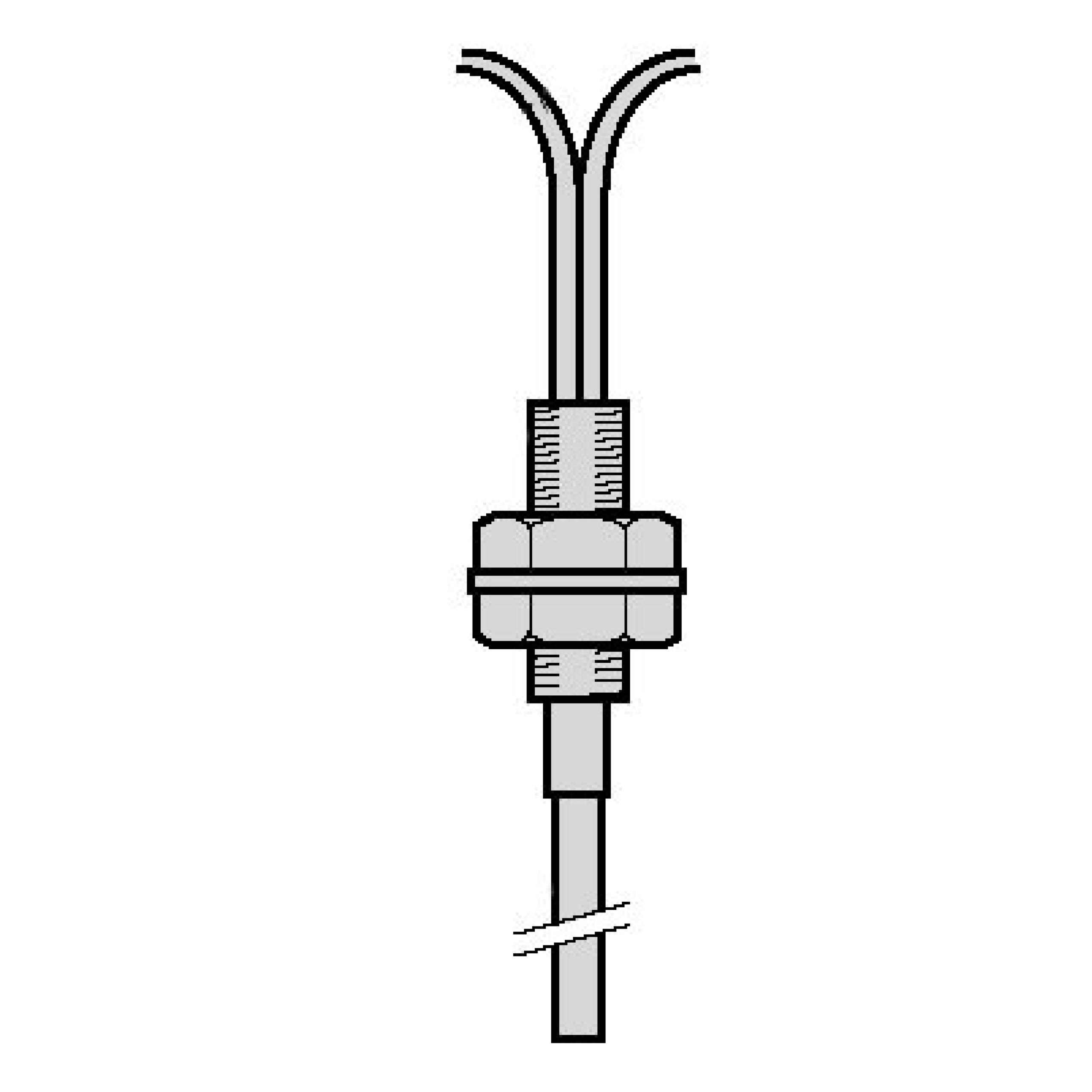 Photoelectric sensors XU, plastic fibre optic for sensor, diffuse, general use, extended, 2 m, Sn60mm