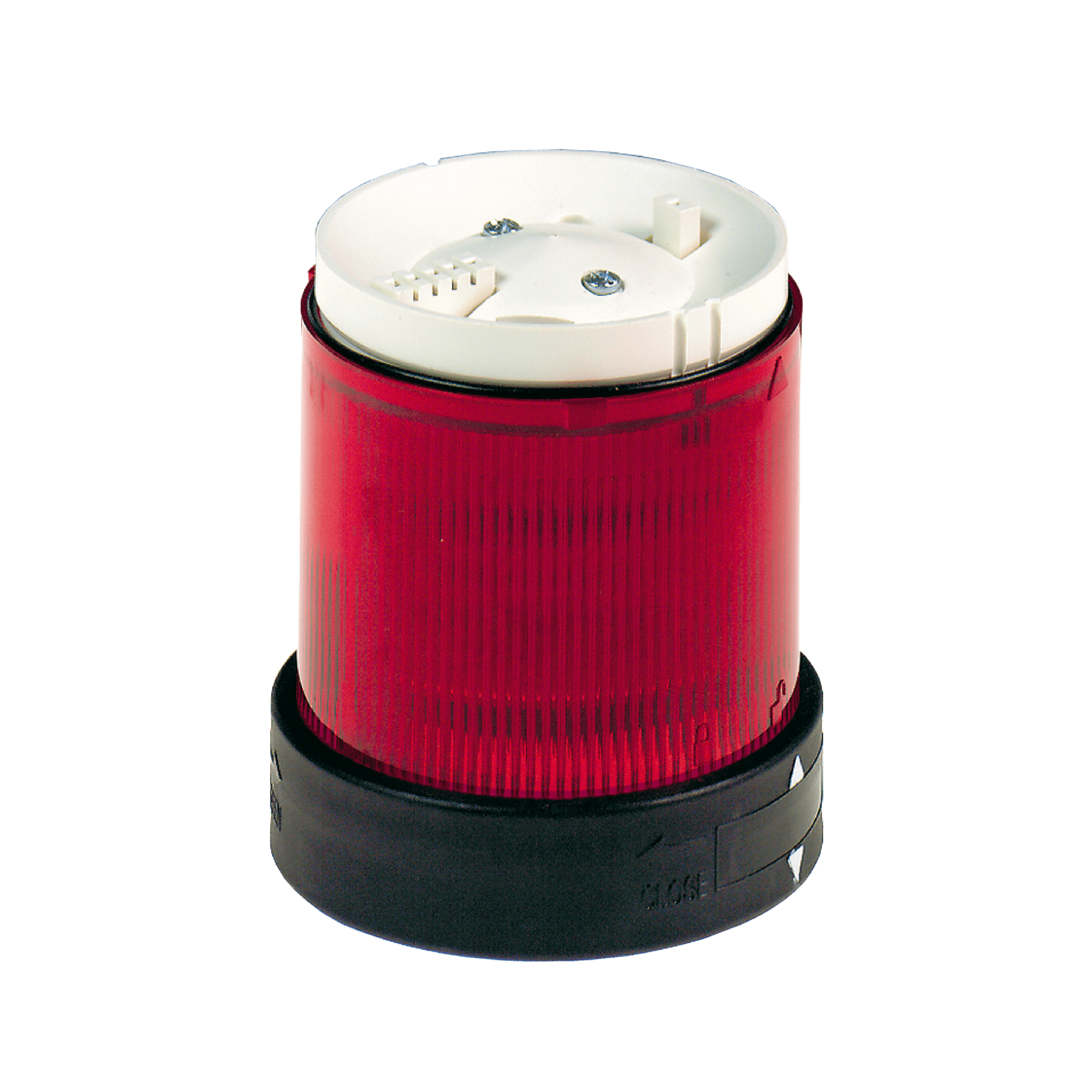 XVBC2B4 - Harmony XVB, Illuminated unit for modular tower lights, plastic, red, Ø70, steady, integral LED, 24 V AC/DC Schneider Electric