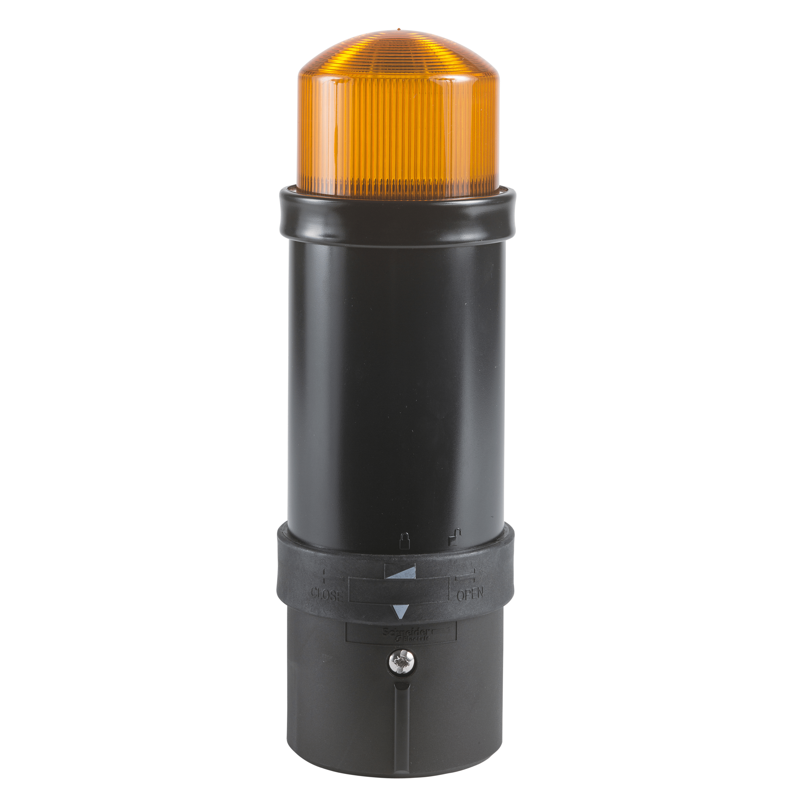 XVBL8G5 - Harmony XVB, Illuminated beacon, plastic, orange, Ø70, flashing, integral flash discharge tube, 10 joule, 120 V AC Schneider Electric
