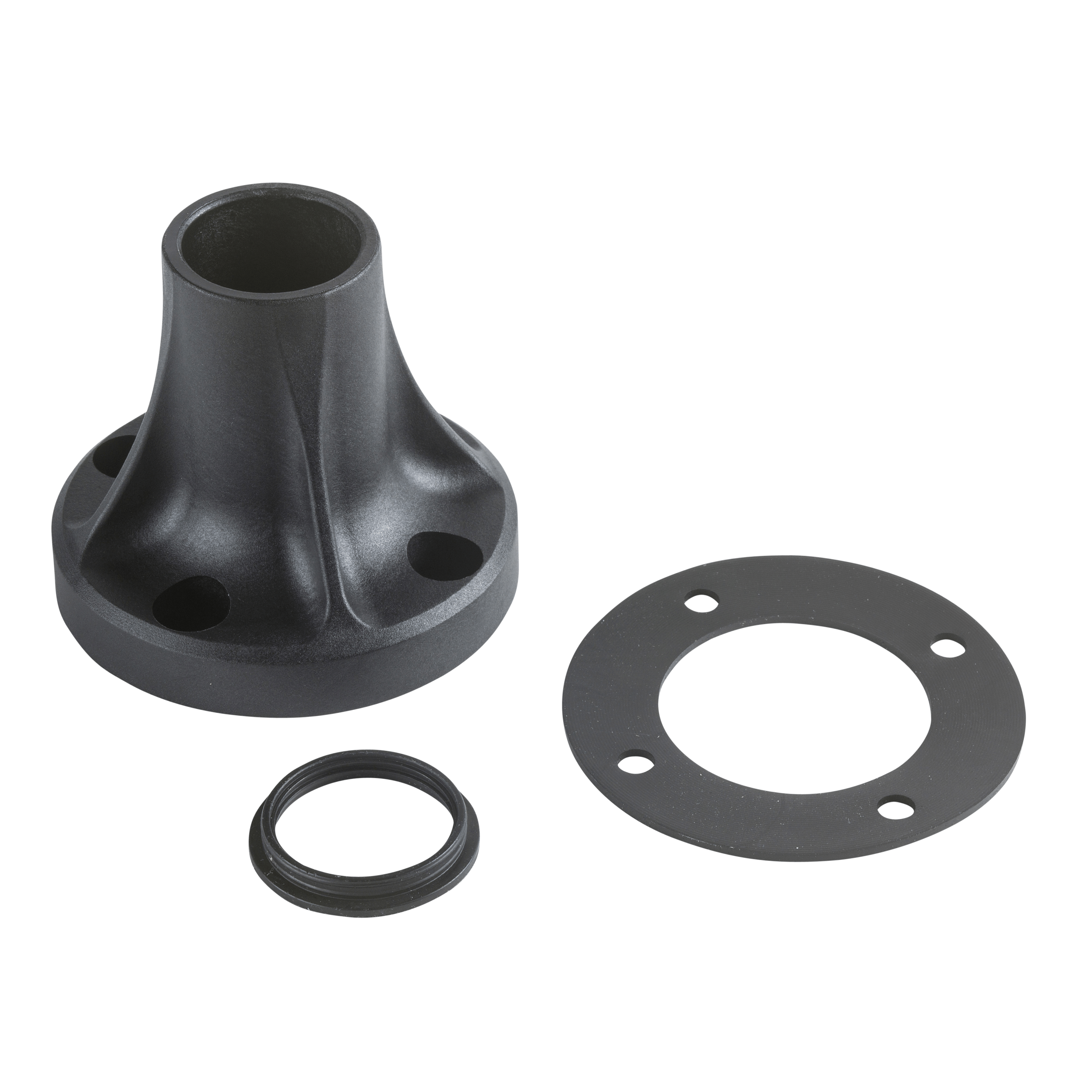 XVBZ01 - Harmony XVB, Fixing base for modular tower lights, plastic, black, Ø70, Schneider Electric
