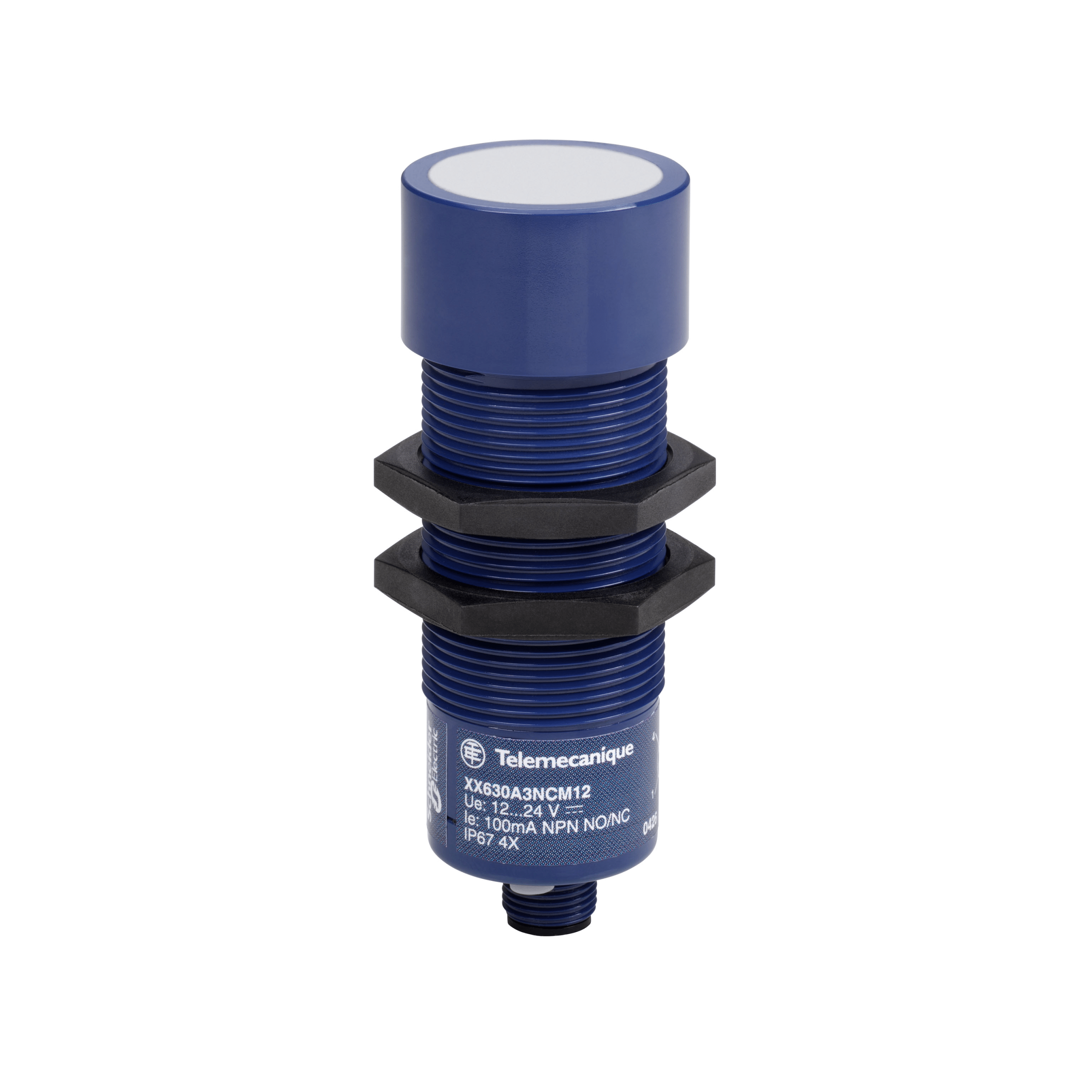 XX930A2A2M12 - Ultrasonic sensors XX, ultrasonic sensor cylindrical M30, Sn 2 m, 4...20 mA, M12 connector Telemecanique