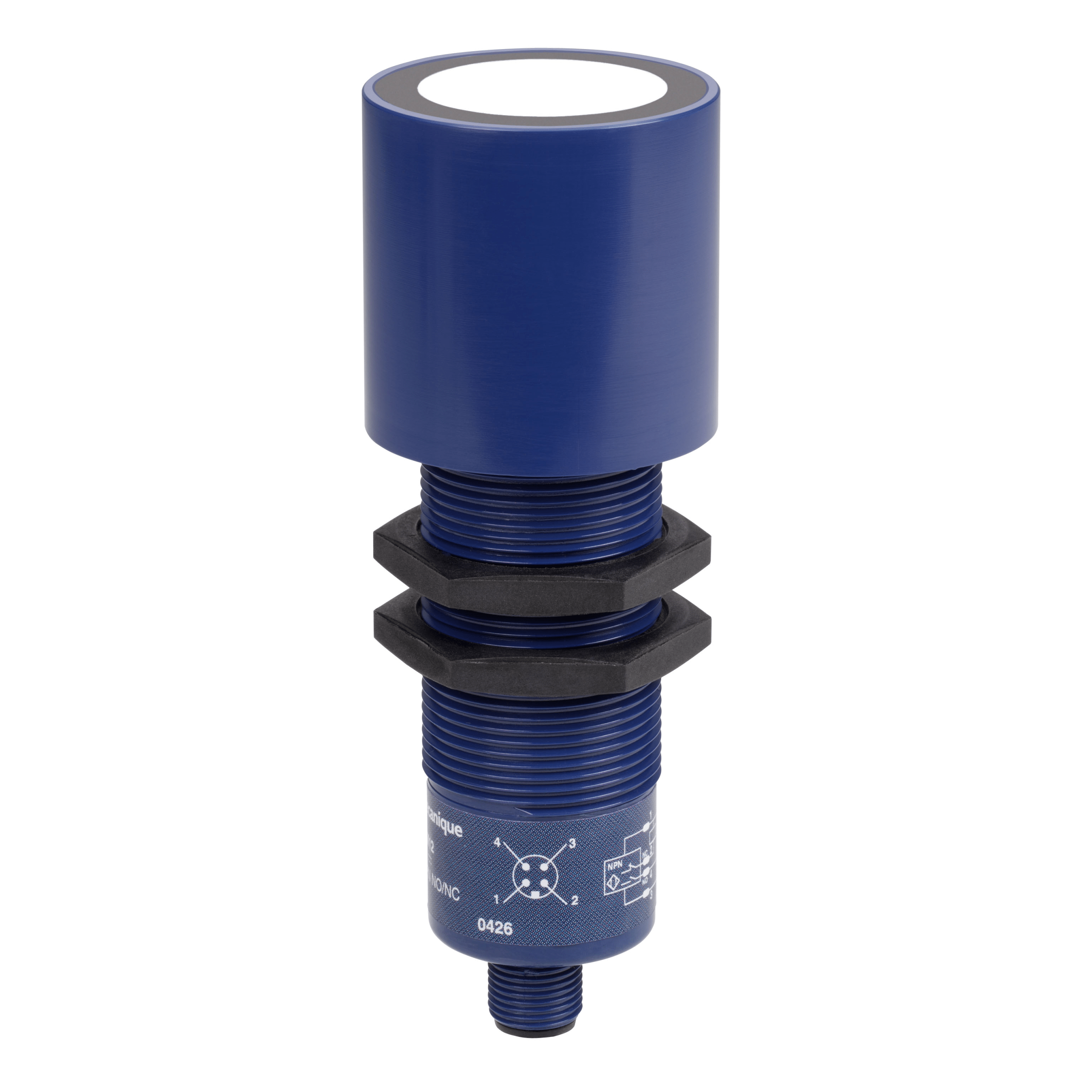 Ultrasonic sensors XX, ultrasonic sensor cylindrical M30, Sn 8 m, M12 connector