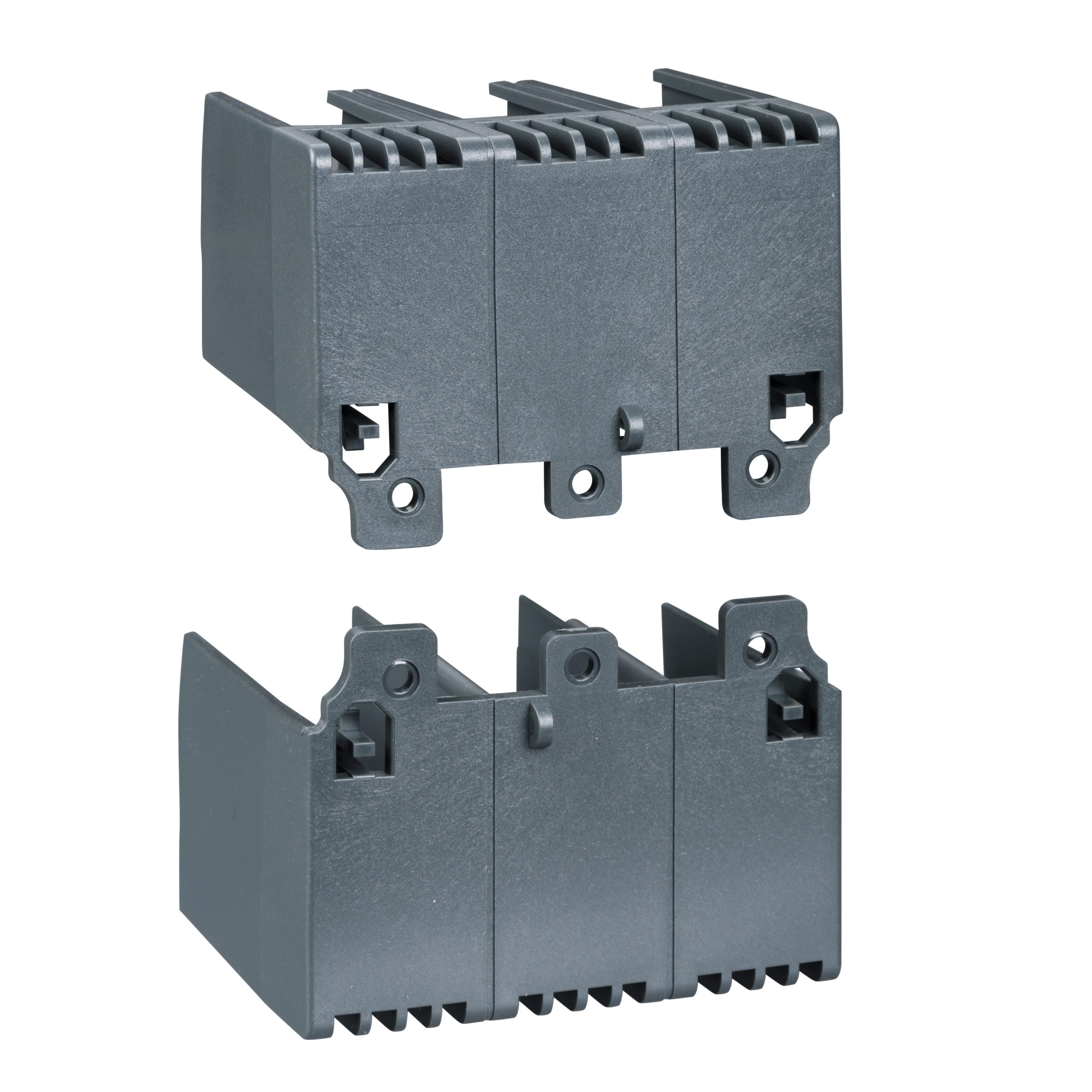 terminal shields, EasyPact EZC100, EasyPact CVS100BS, 60 mm depth, 3 poles, set of 2 Schneider Electric