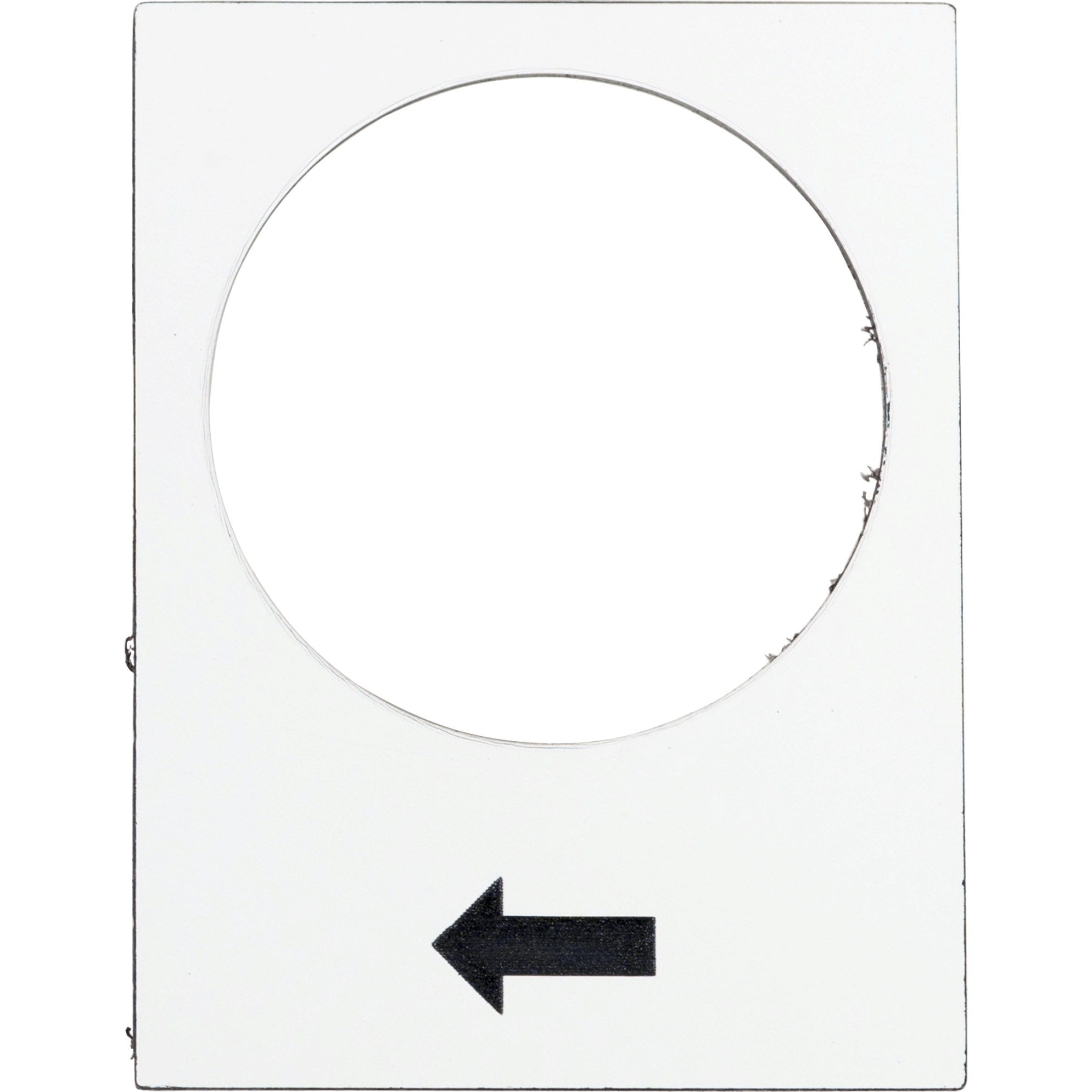 legend - 30 x 40 mm - white - raise or right, slow Schneider Electric