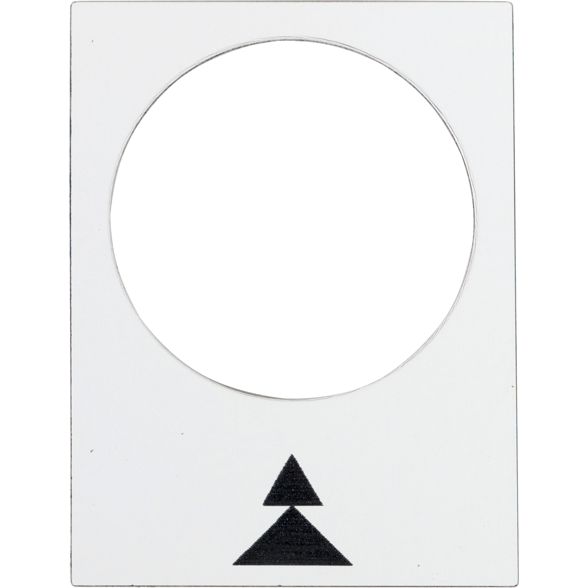 ZB2BY4909 – Legend - 30 x 40 mm - white - right, slow-fast | Schneider Electric