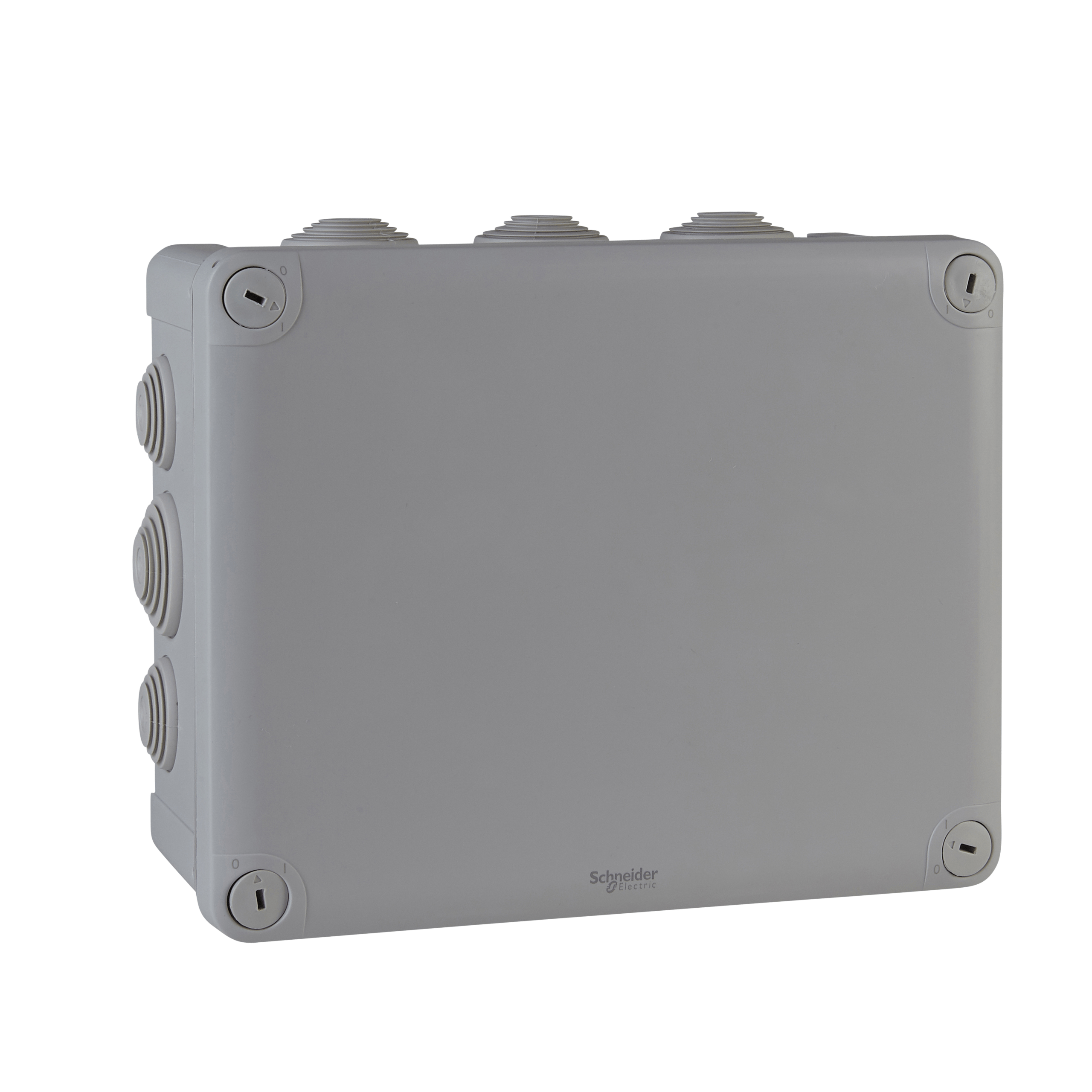 Mureva BOX - junction box - 4 grommets Ø25 + 8xØ32 - 225x175x100 mm Schneider Electric