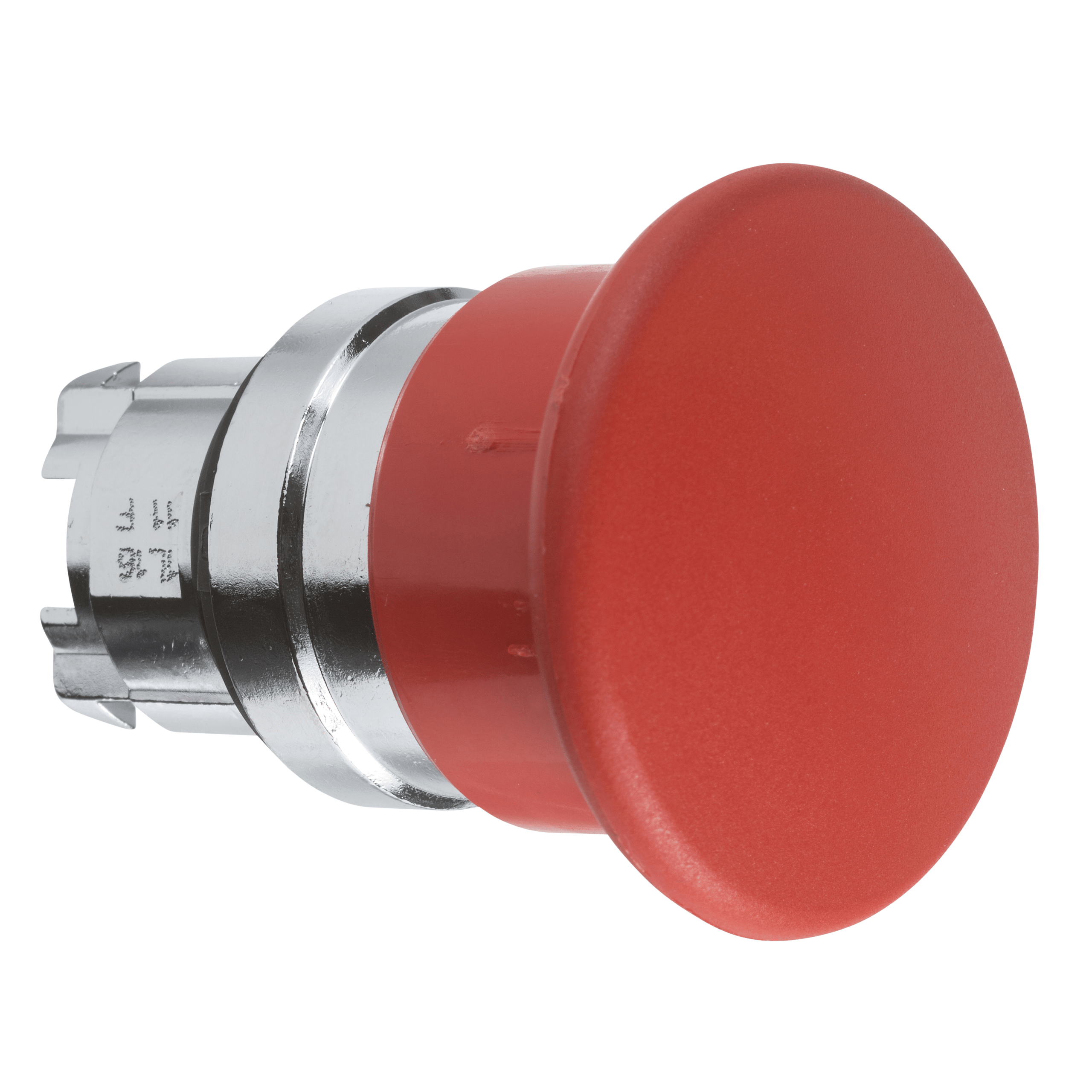 ZB4BC4 – Harmony XB4, Mushroom push button head Ø40, metal, red, Ø22, spring return | Schneider Electric