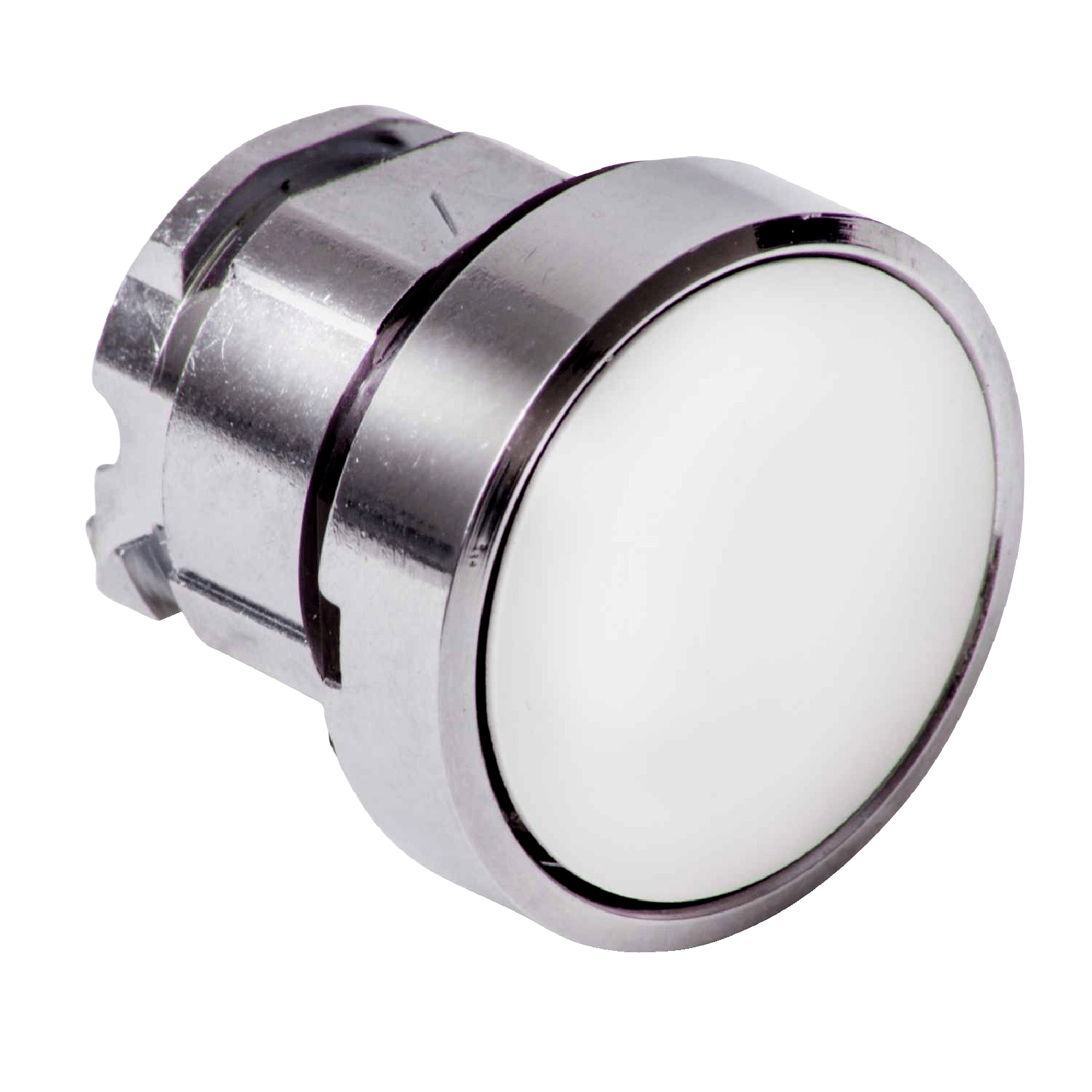 ZB4BH01 – Head for non illuminated push button, Harmony XB4, white flush pushbutton Ø22 mm push unmarked | Schneider Electric