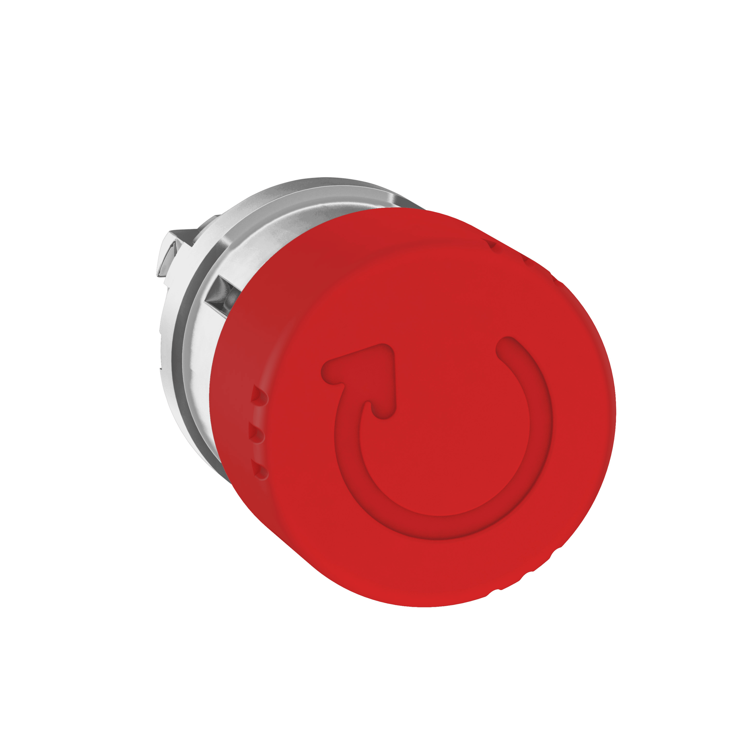 ZB4BS834 – Harmony XB4, Emergency stop head switching off, metal, red mushroom Ø30, Ø22, trigger latching turn to release…