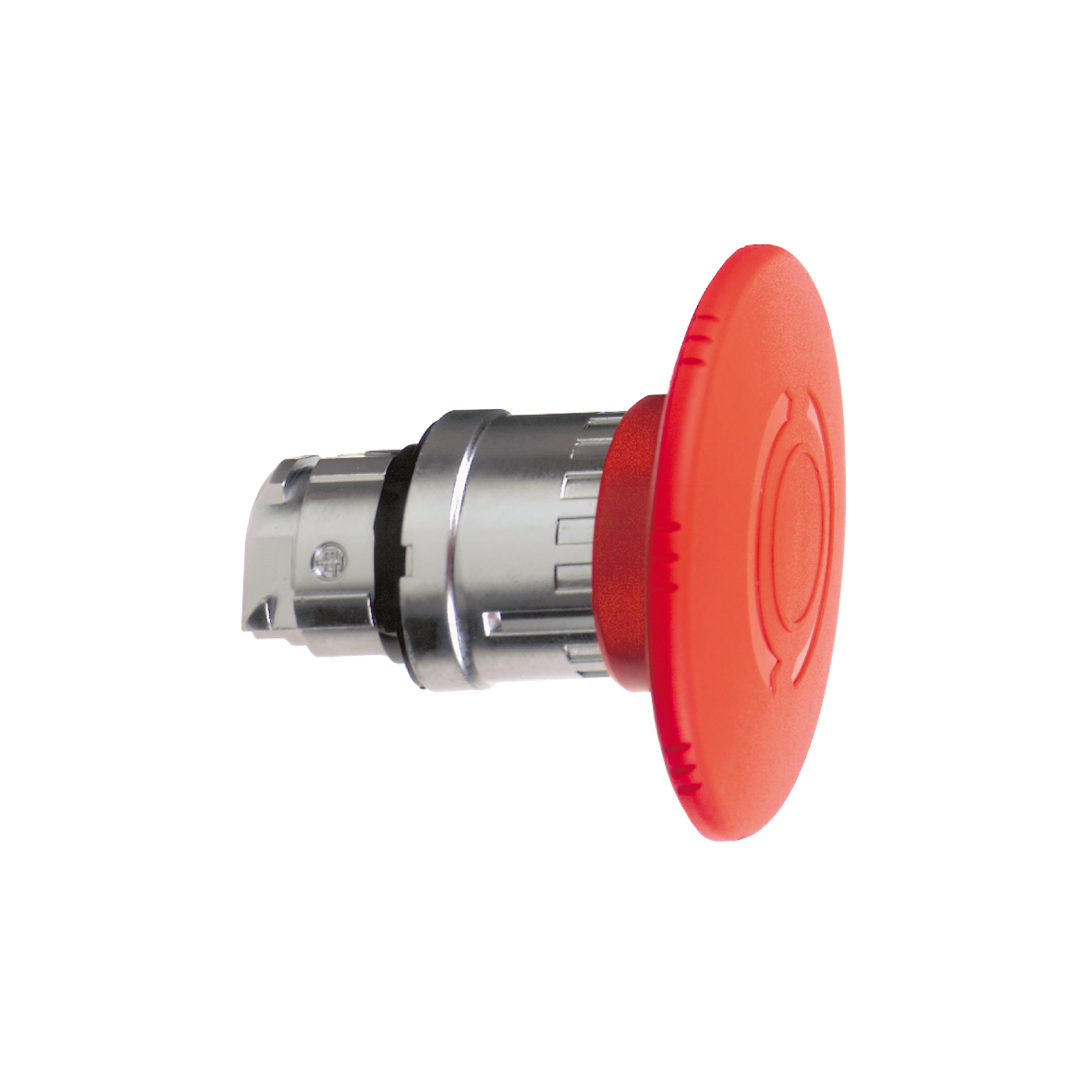 ZB4BS864 – Harmony XB4, Emergency stop head switching off, metal, red mushroom Ø60, Ø22, trigger latching turn to release…