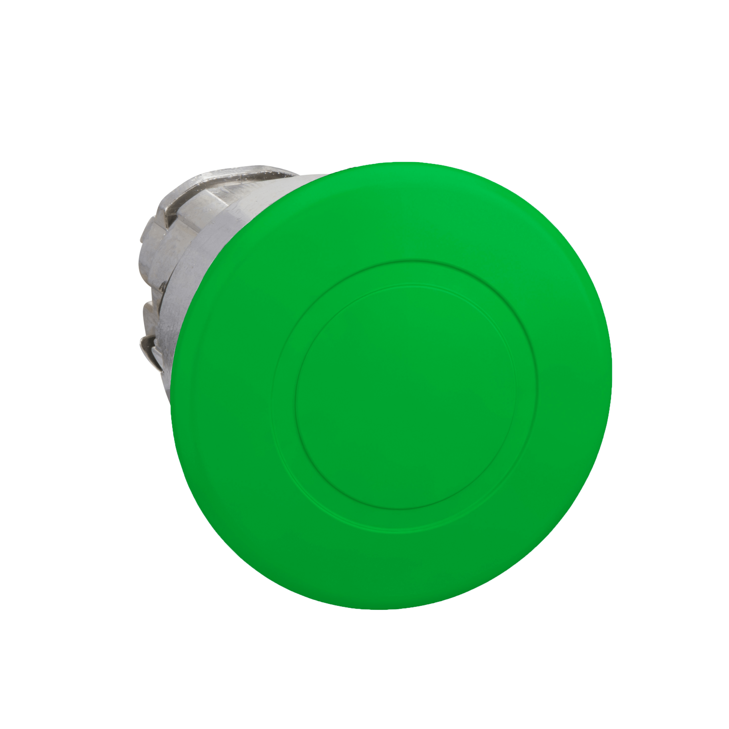 ZB4BT3 – Head for non illuminated push button, Harmony XB4, green Ø 40 mushroom pushbutton Ø22 mm latching pull | Schneide…