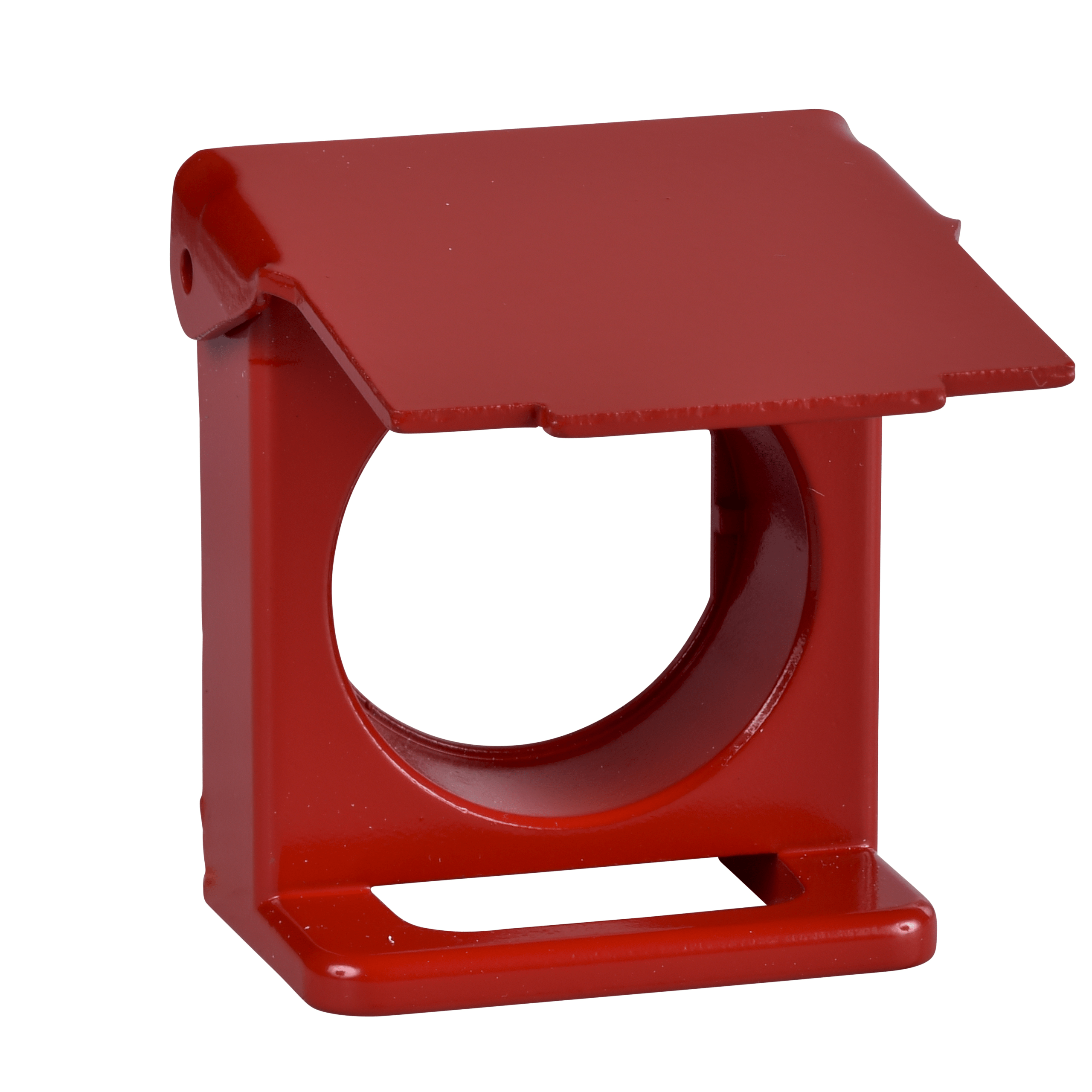 ZB4BZ64 – Harmony XB4, Padlockable flap for Ø22 flush push button, metal, red | Schneider Electric