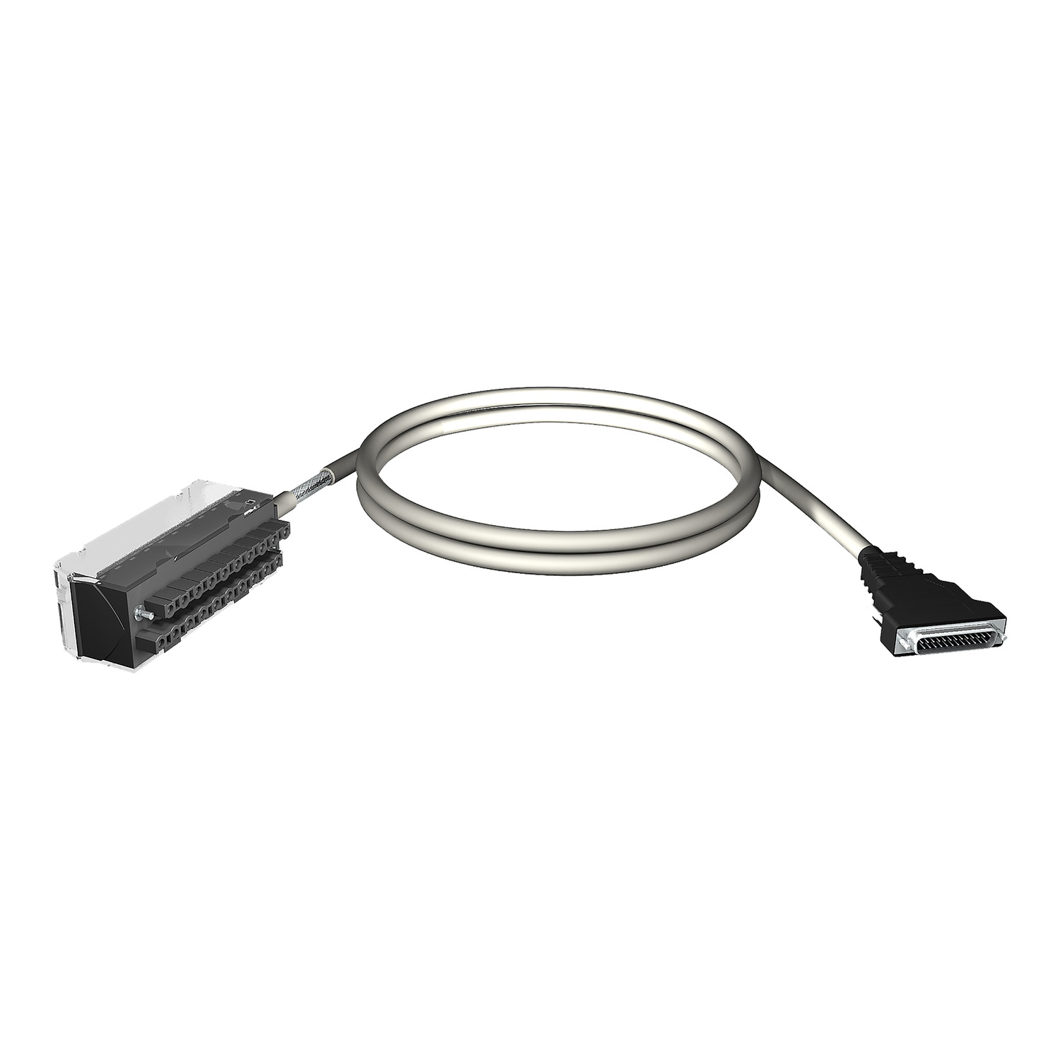 BMXFTA302 – Cord set - 20 ways terminal - SUB-D 25 for X80 I/O - 3 m (9.84 ft) | Schneider Electric