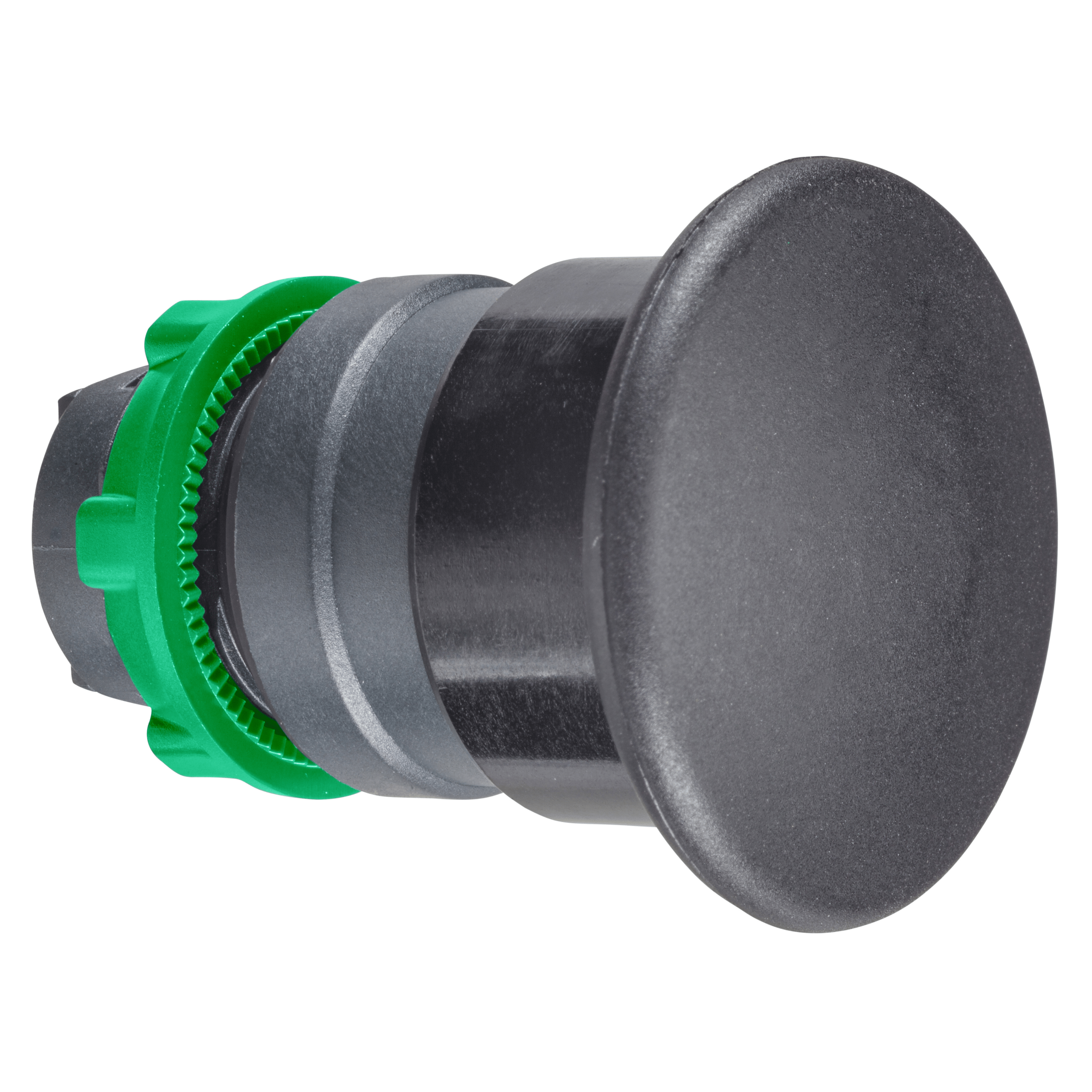 ZB5AC2 – Harmony XB5, Mushroom push button head Ø40, plastic, black, Ø22, spring return | Schneider Electric