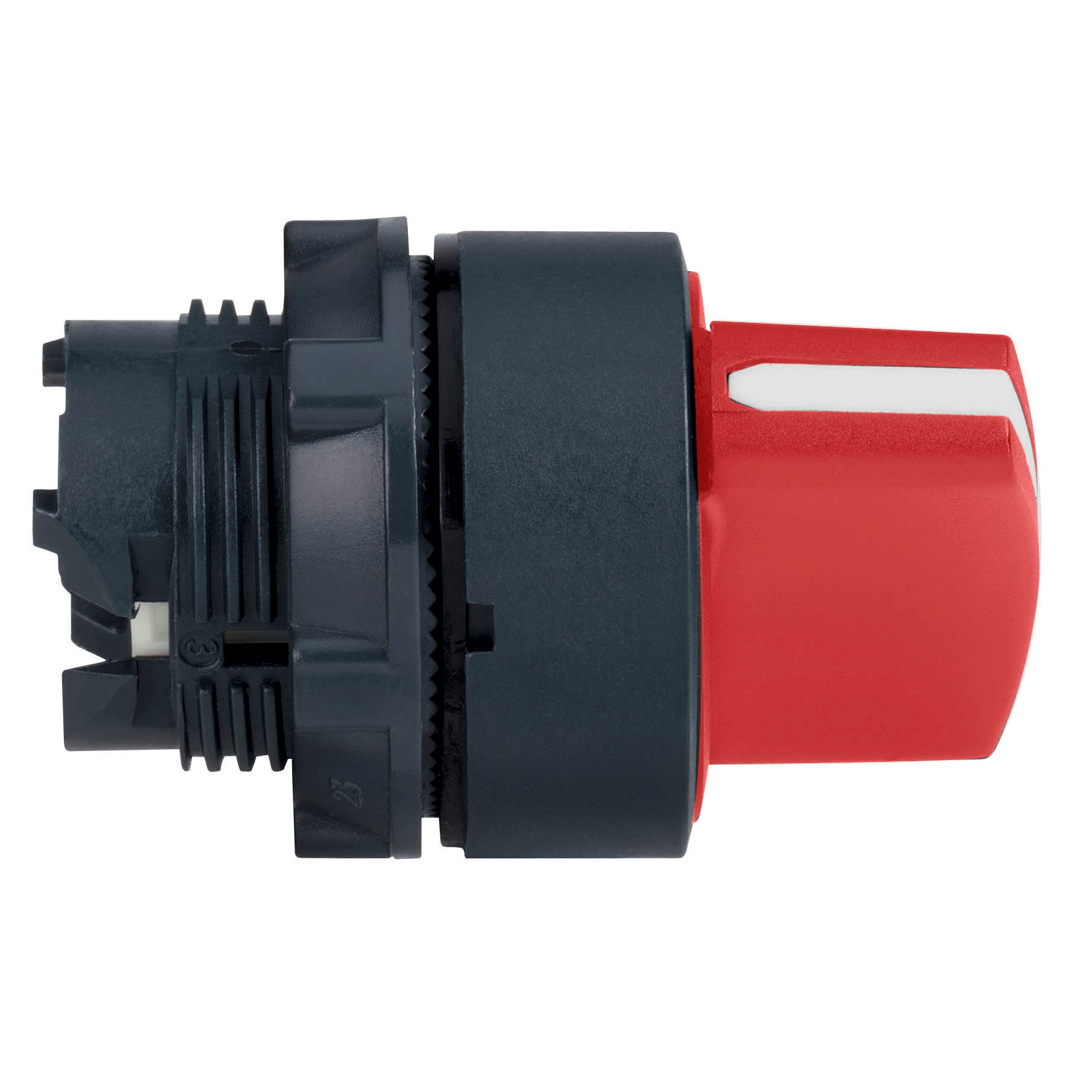 ZB5AD204 – Head for selector switch, Harmony XB5, XB4, red Ø22 mm 2 position stay put | Schneider Electric