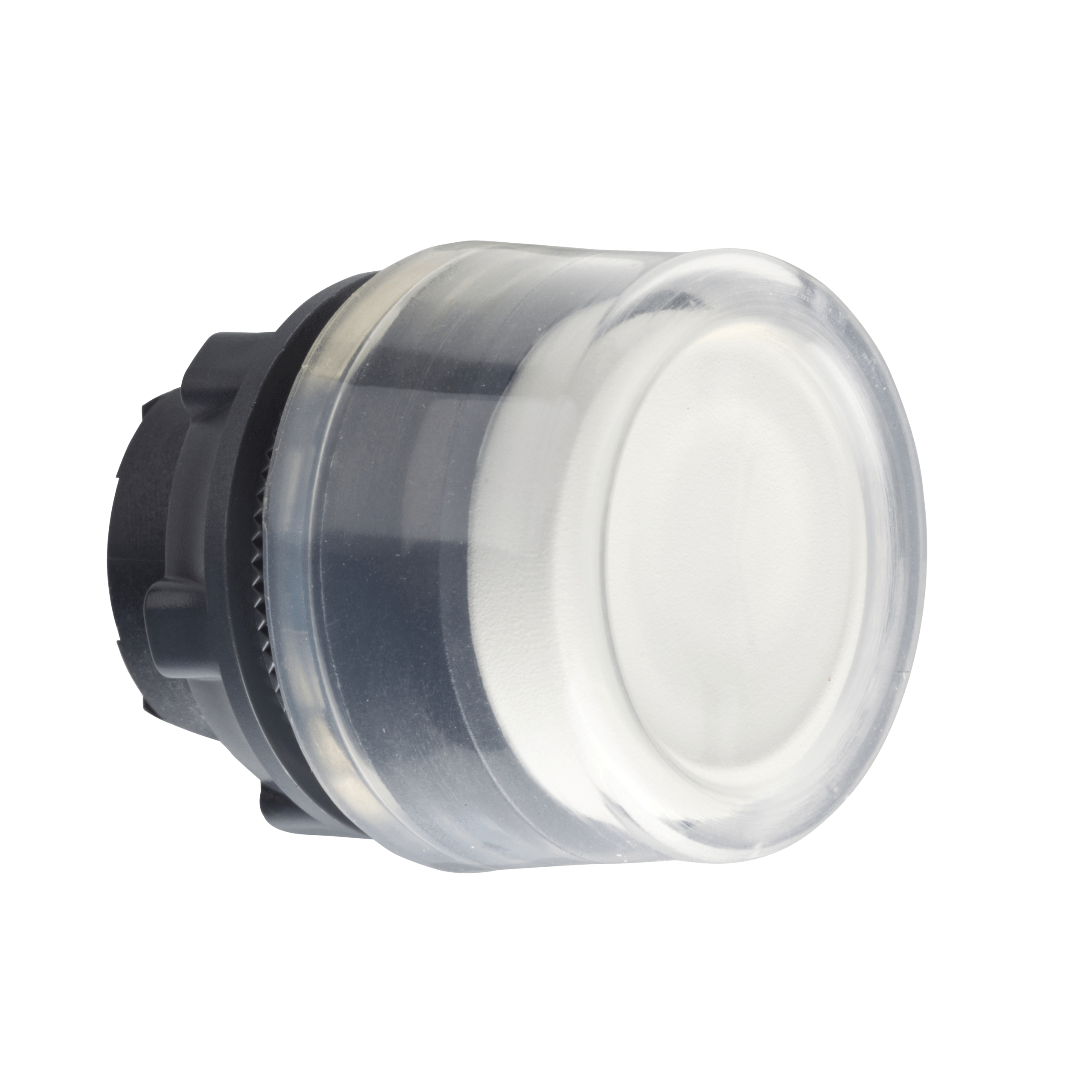 ZB5AP1 – Head for non illuminated push button, Harmony XB5, XB4, white projecting pushbutton Ø22 mm spring return unmarked | Schneider Electric