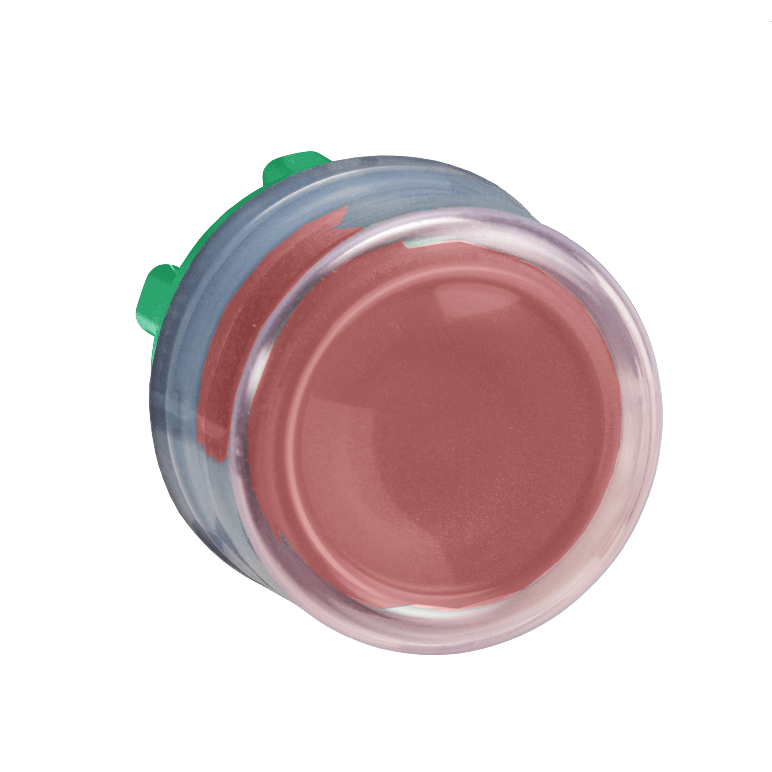 ZB5AP4 – Harmony XB5, Push button head, plastic, projecting, red, Ø22, spring return, booted, unmarked | Schneider Electric