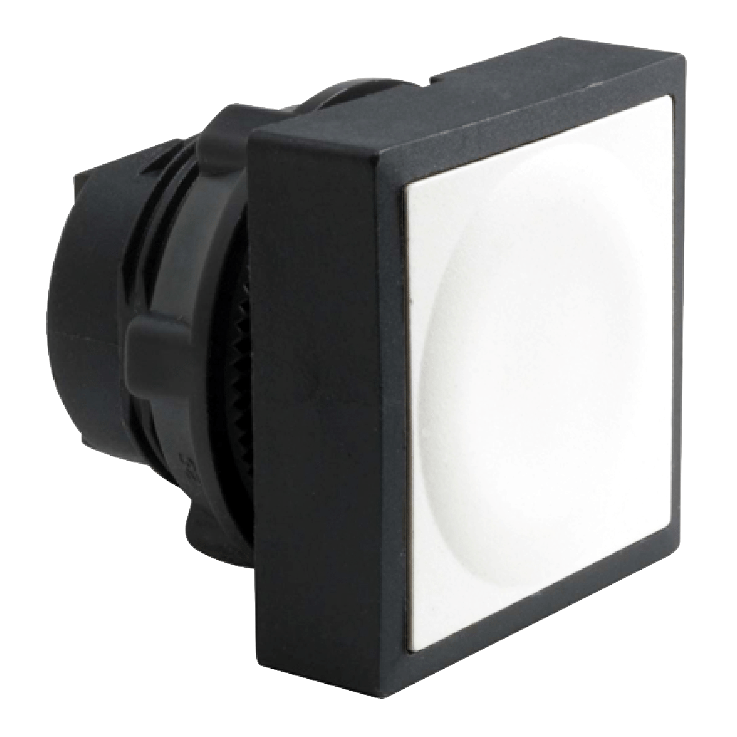 ZB5CA1 – Head for non illuminated push button, Harmony XB5, white square flush pushbutton Ø22 mm spring return unmarked | Schneider Electric