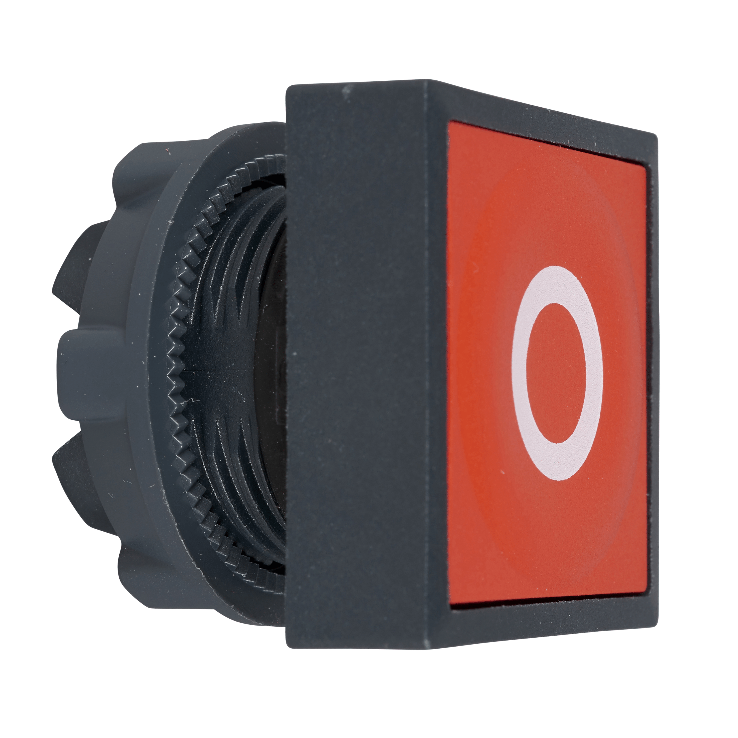 ZB5CA432 – Head for non illuminated push button, Harmony XB5, red square flush pushbutton Ø22 mm spring return "O" | Schneider Electric