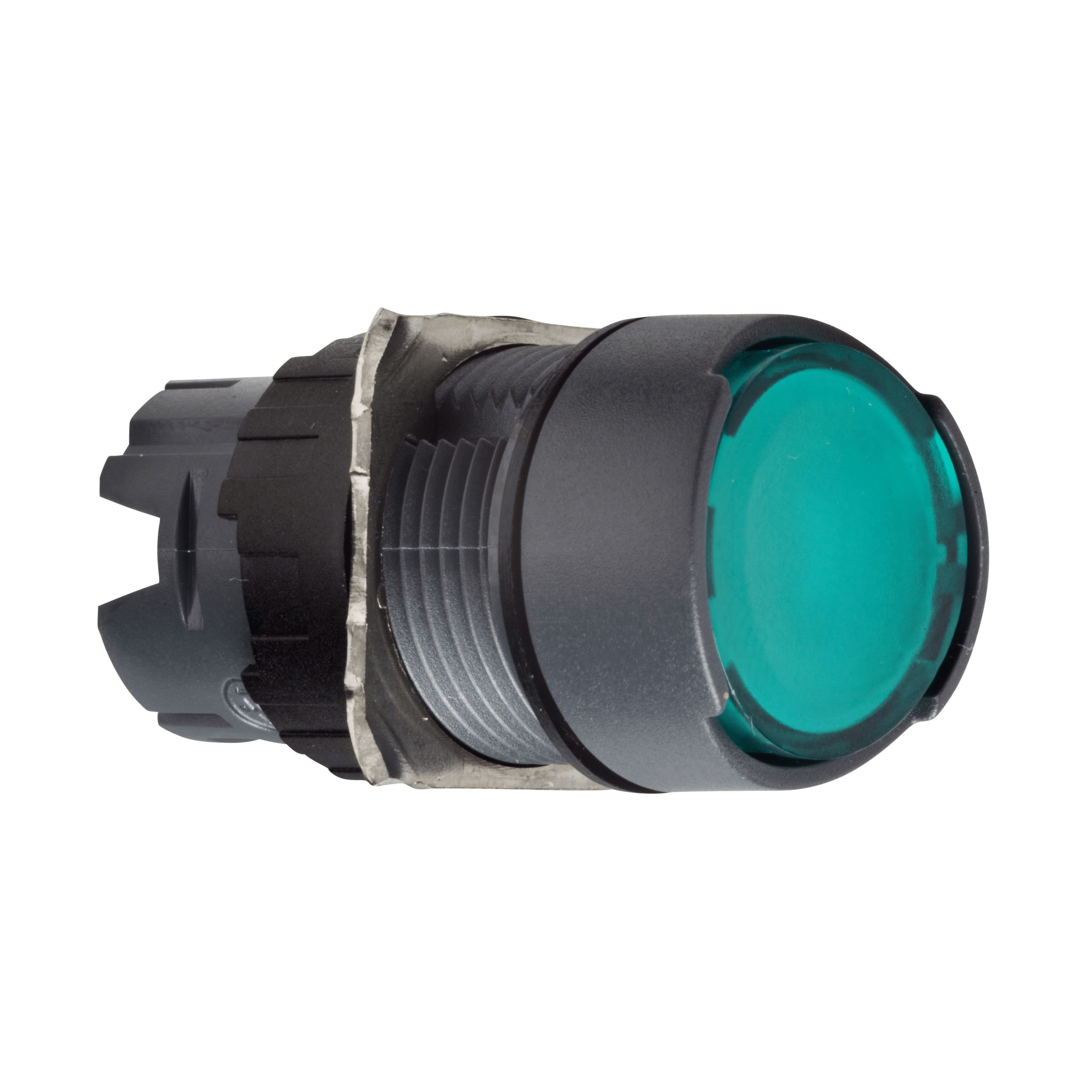 ZB6AF3 – Head for illuminated push button, Harmony XB6, green flush pushbutton Ø 16 latching integral LED | Schneider Elec…