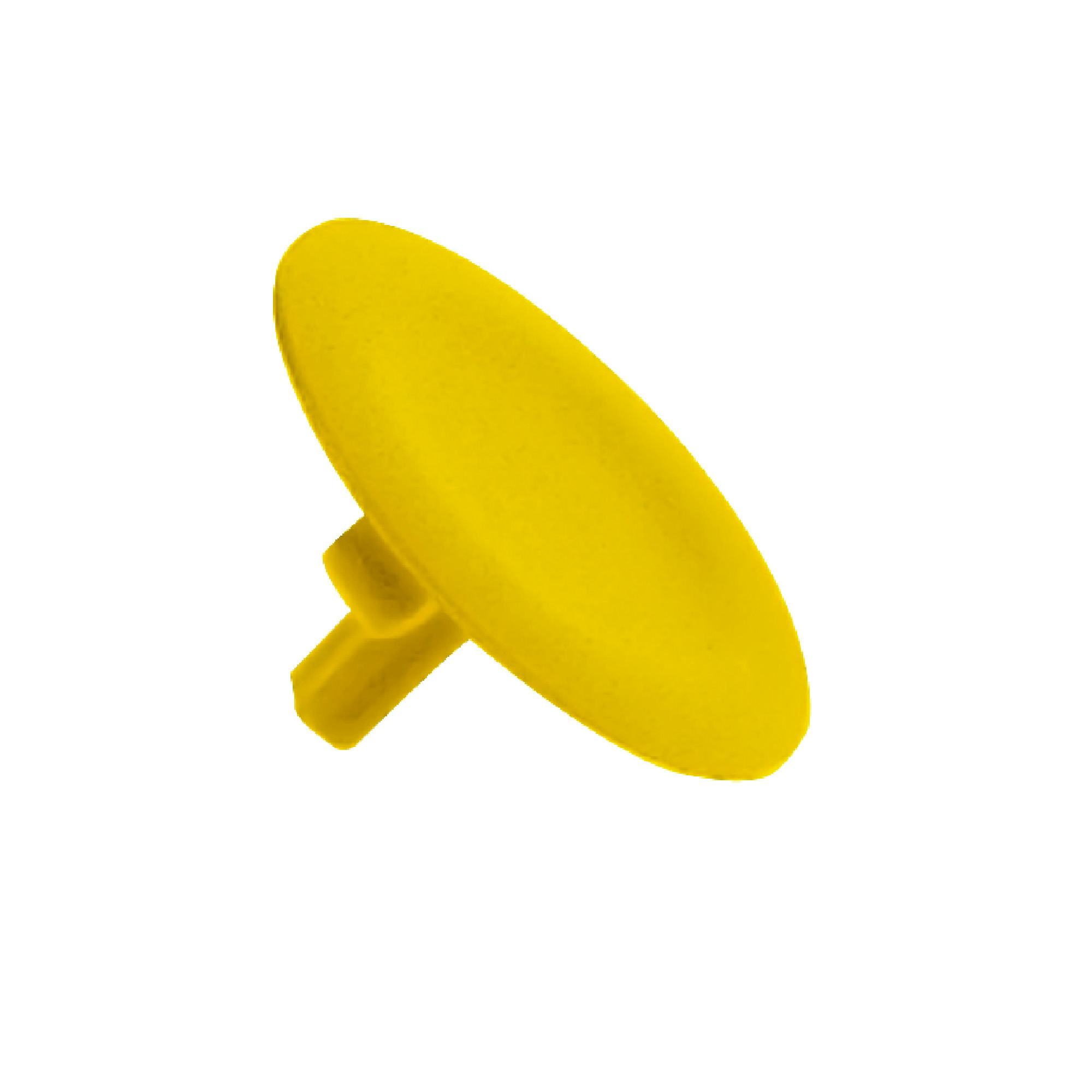 ZBA5 – Yellow cap unmarked for circular flush pushbutton Ø22 | Schneider Electric
