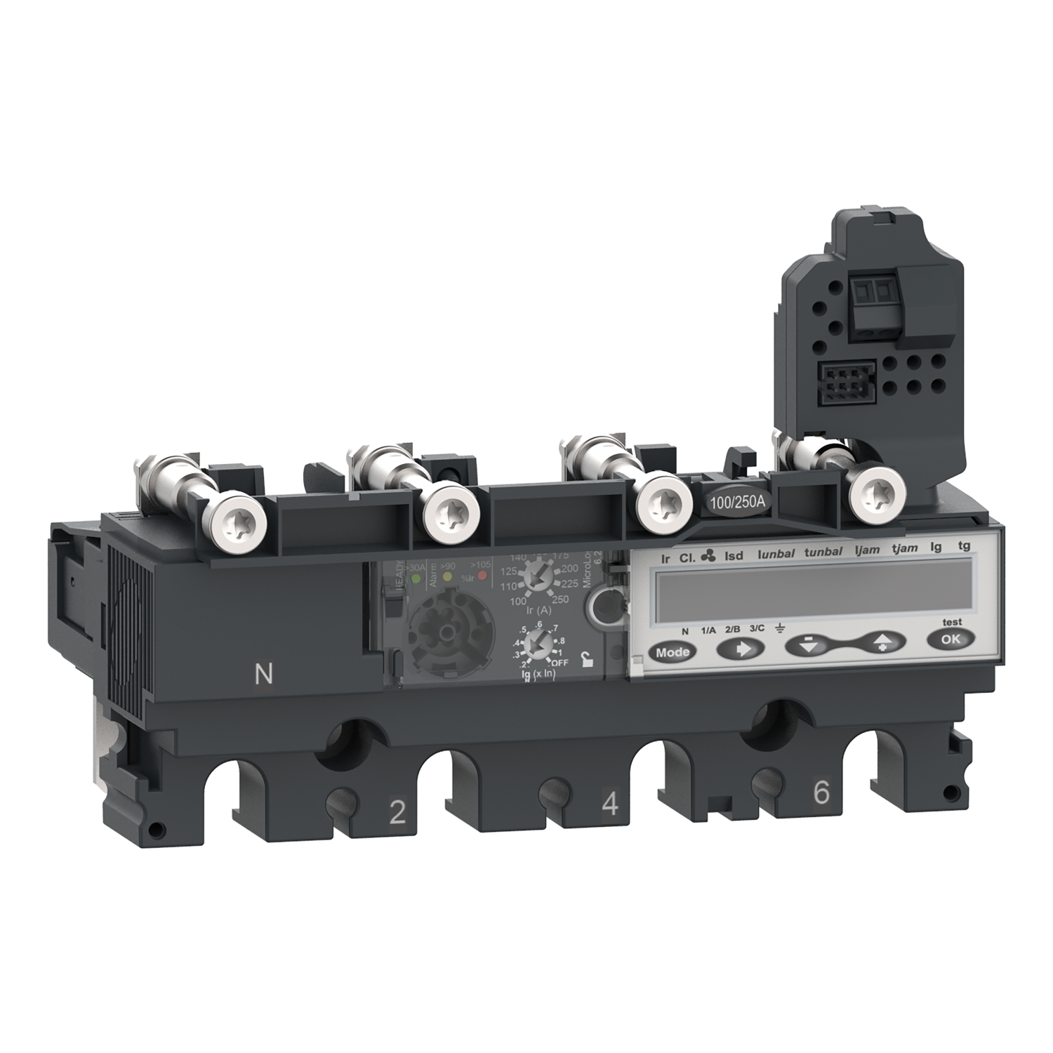 C1046E100 – Trip unit MicroLogic 6.2 E for ComPacT NSX 100/160/250 circuit breakers, electronic, rating 100A, 4 poles 4d |…