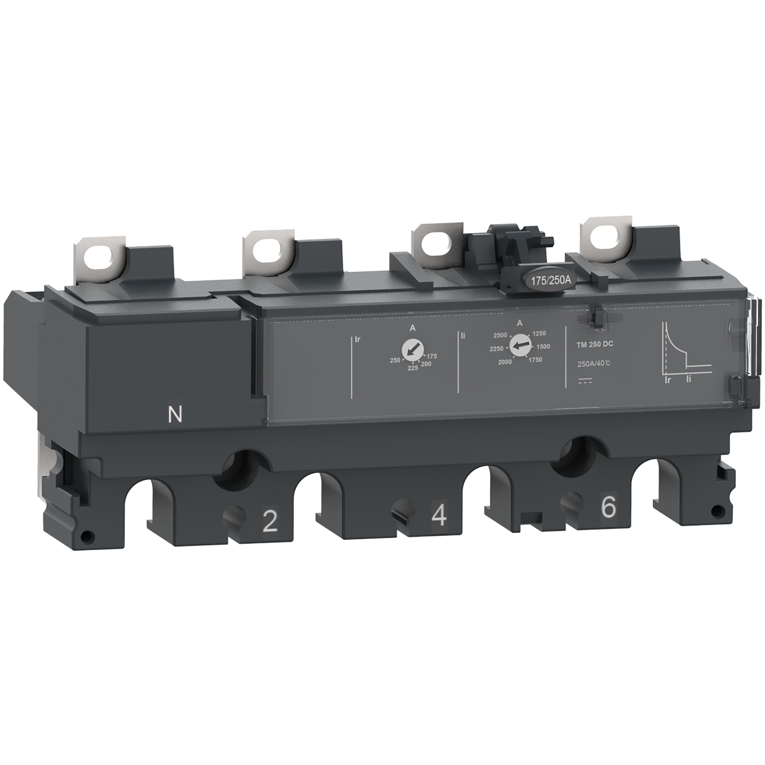 C104TM100D – Trip unit TM100DC, ComPacT NSX 100 DC, thermal magnetic, 100A rating, 4 Poles 4d | Schneider Electric