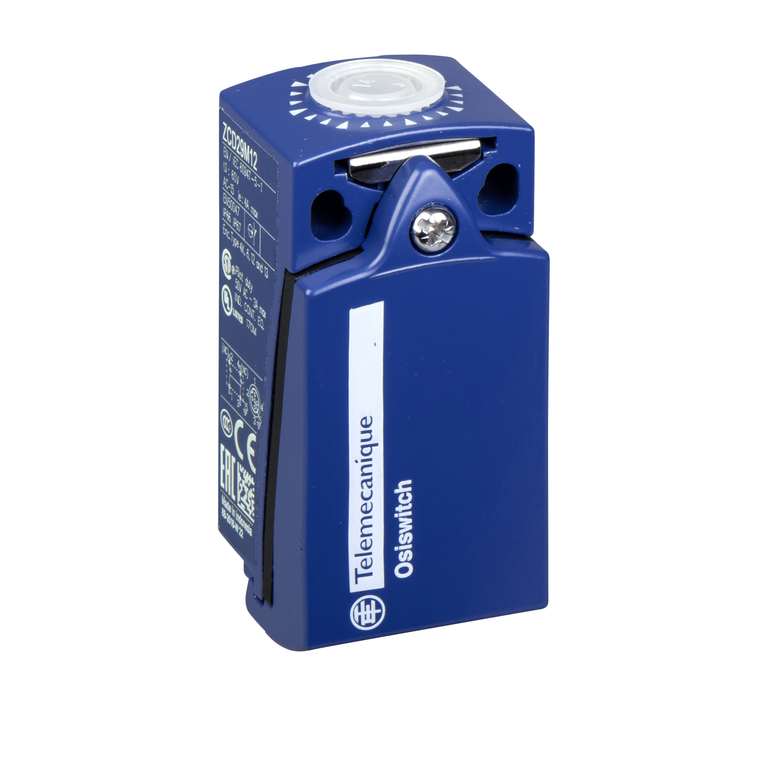 ZCD29M12 – Limit switch body, Limit switches XC Standard, ZCD, compact, 2NC, snap action, M12 5P | Telemecanique Sensors