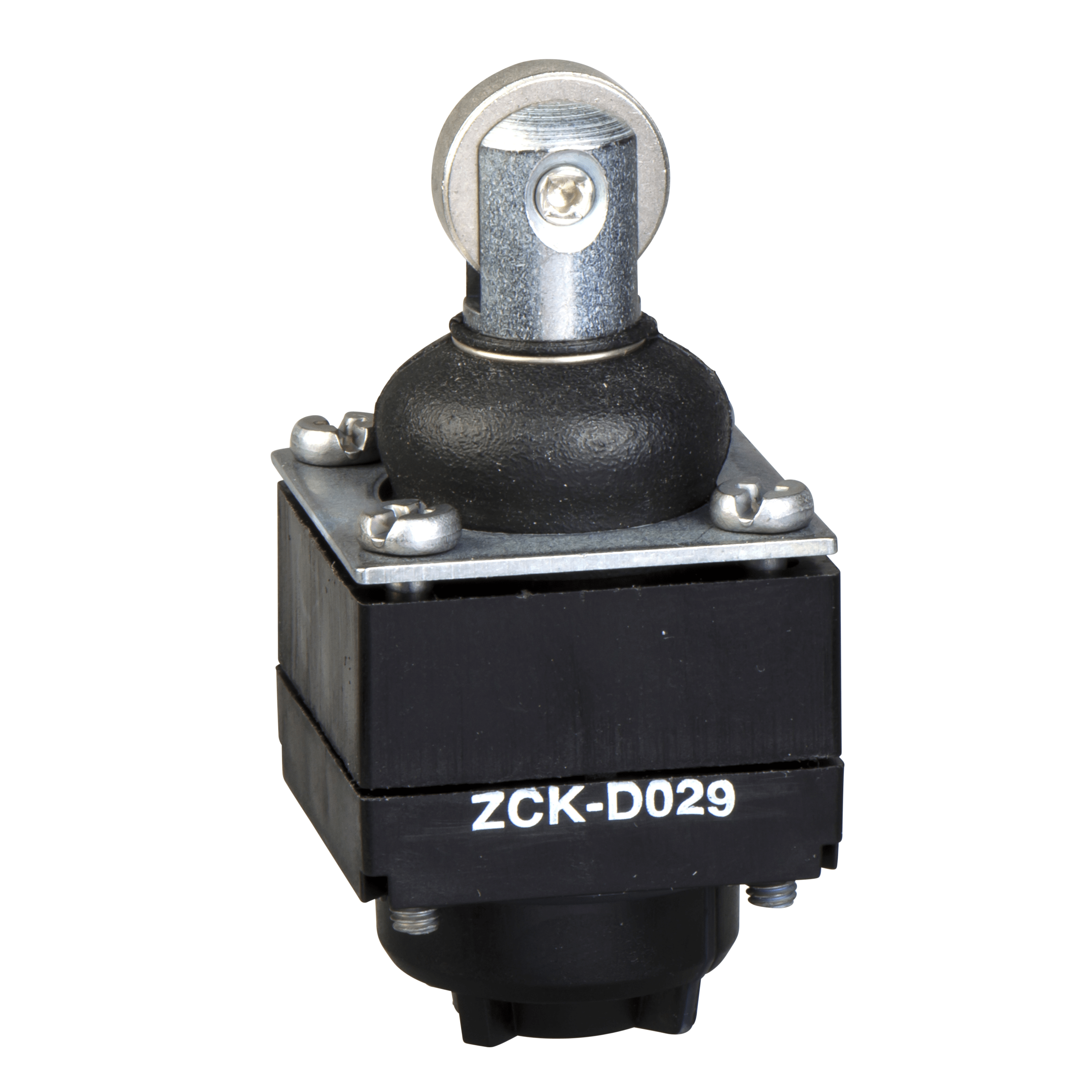 ZCKD029 – Limit switch head, Limit switches XC Standard, ZCKD, steel roller plunger with boot | Telemecanique Sensors — Sc…