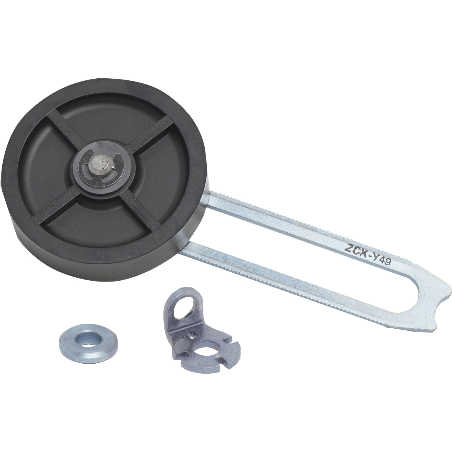 ZCKY49 – Limit switch lever, Limit switches XC Standard, ZCKY, elastomer roller Ø 50 mm variable length | Telemecanique Sensors