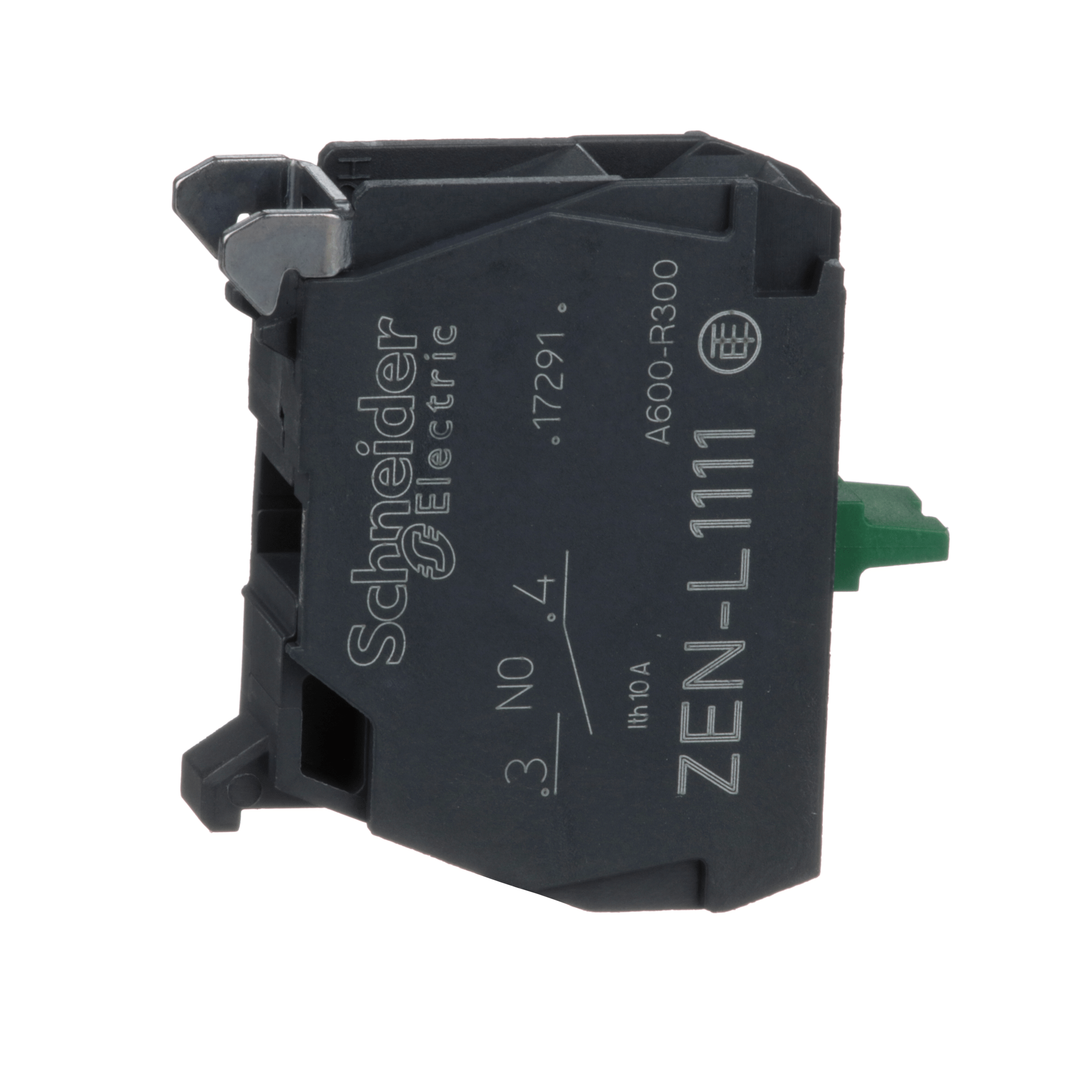 ZENL1111 – Harmony XALD, XALK, Single contact block, screw clamp terminal, 1 NO | Schneider Electric