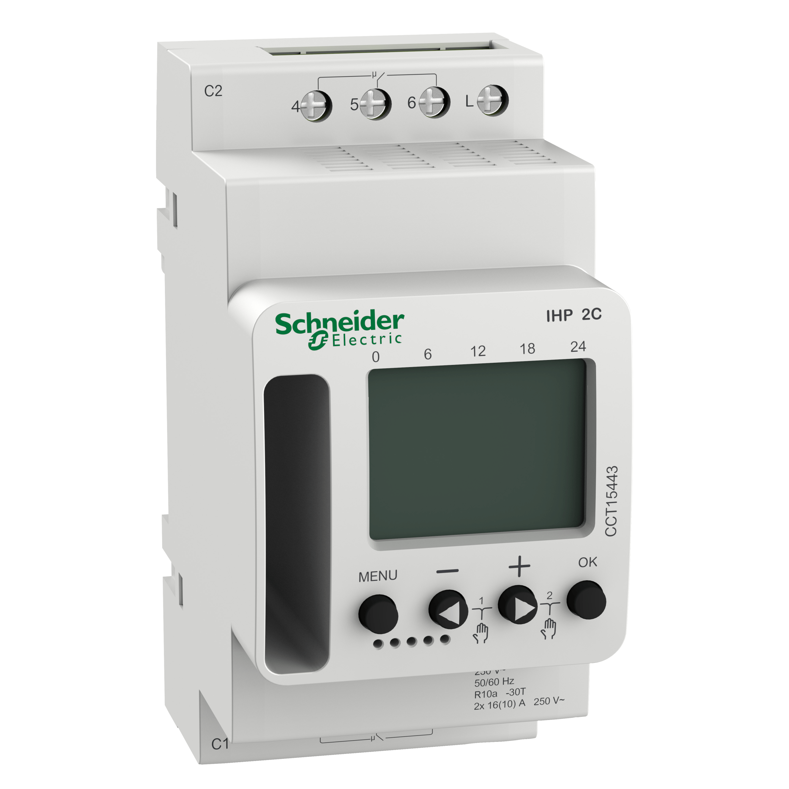 CCT15443 - Acti9 IHP 2C w (24h/7d) programmable time switch Schneider Electric