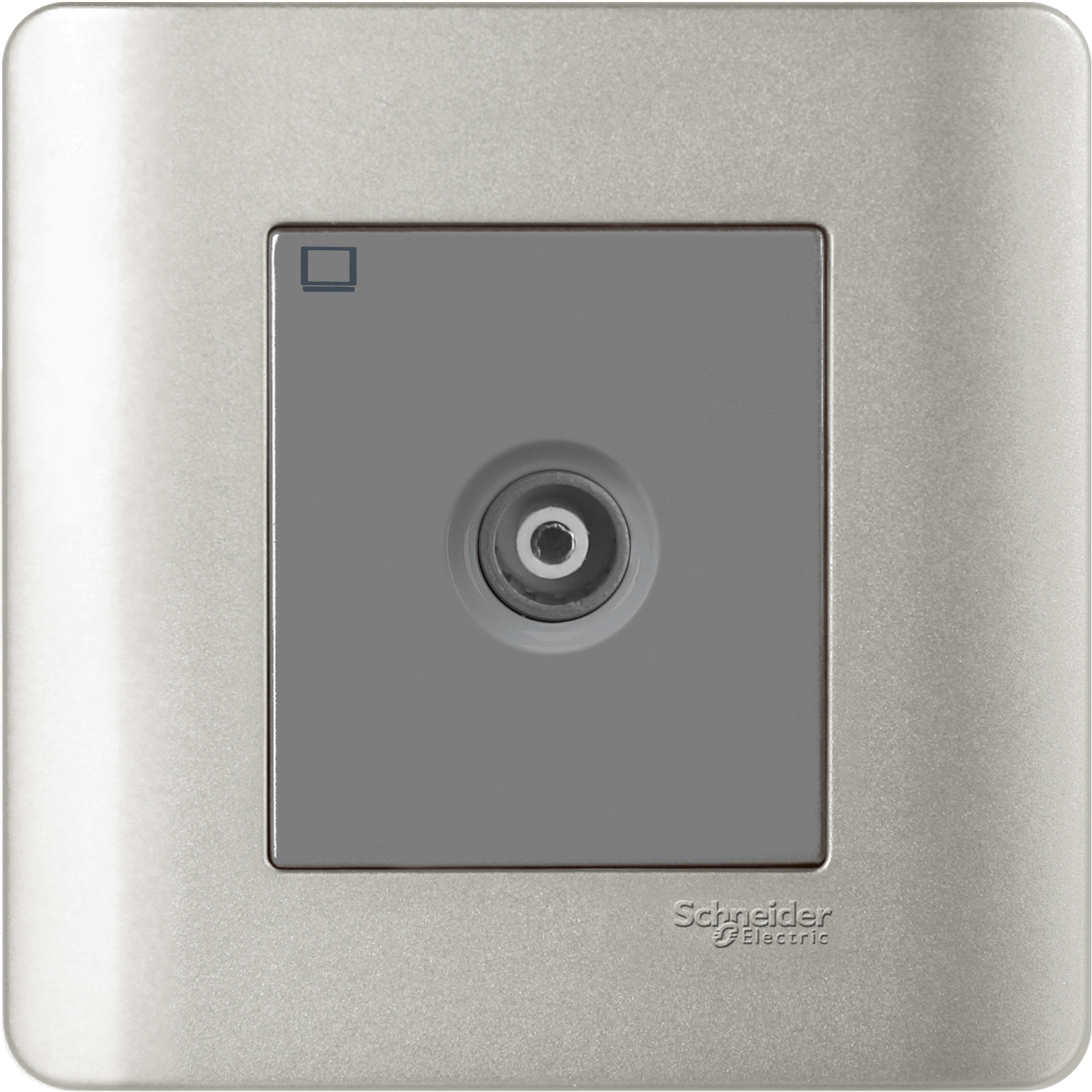 E8431TVM_SA – 1 Gang TV Socket Master, Sliver Satin | Clipsal — Schneider Electric