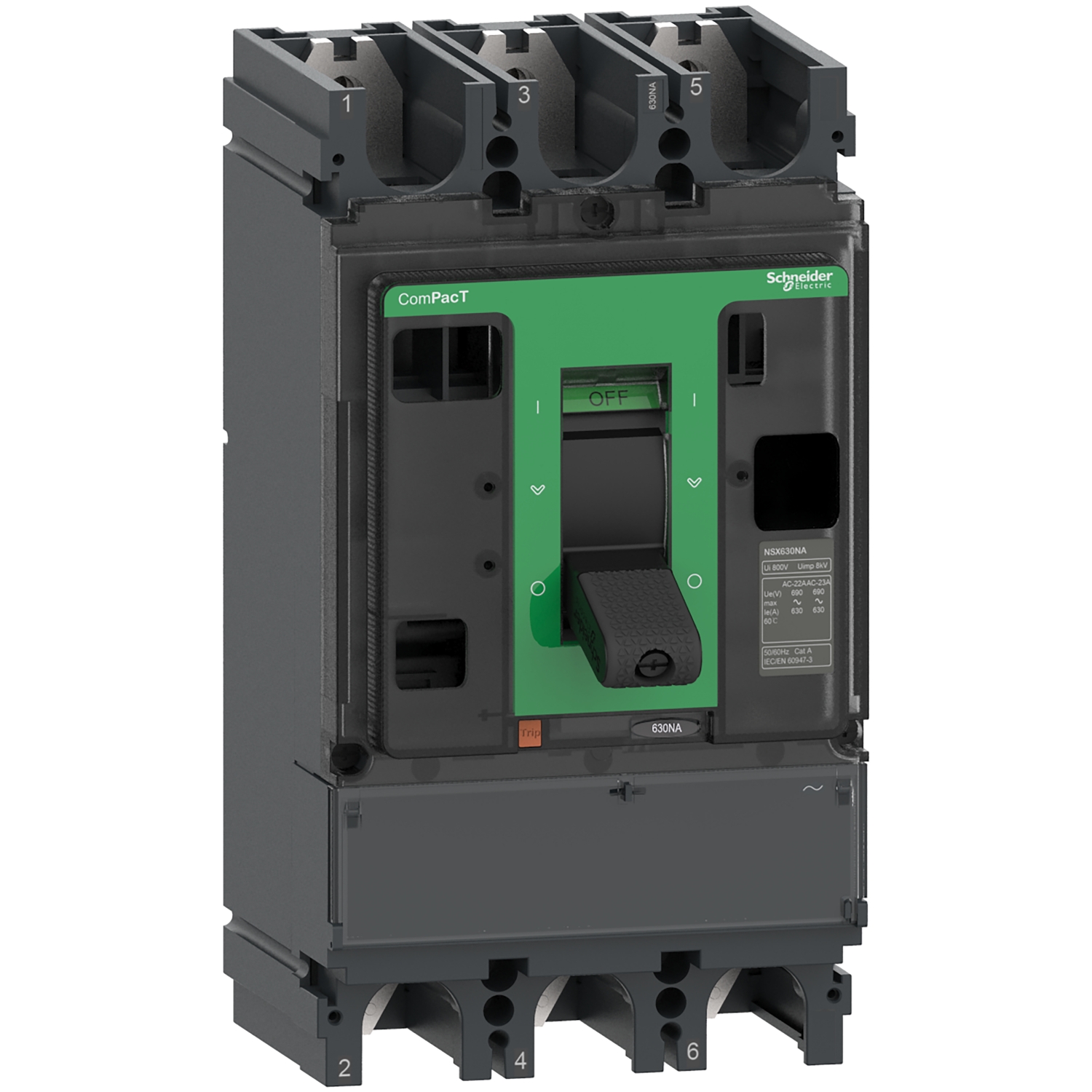 C403400S – Switch disconnector ComPacT NSX400NA, 3 poles, 400A, AC22A, AC23A | Schneider Electric