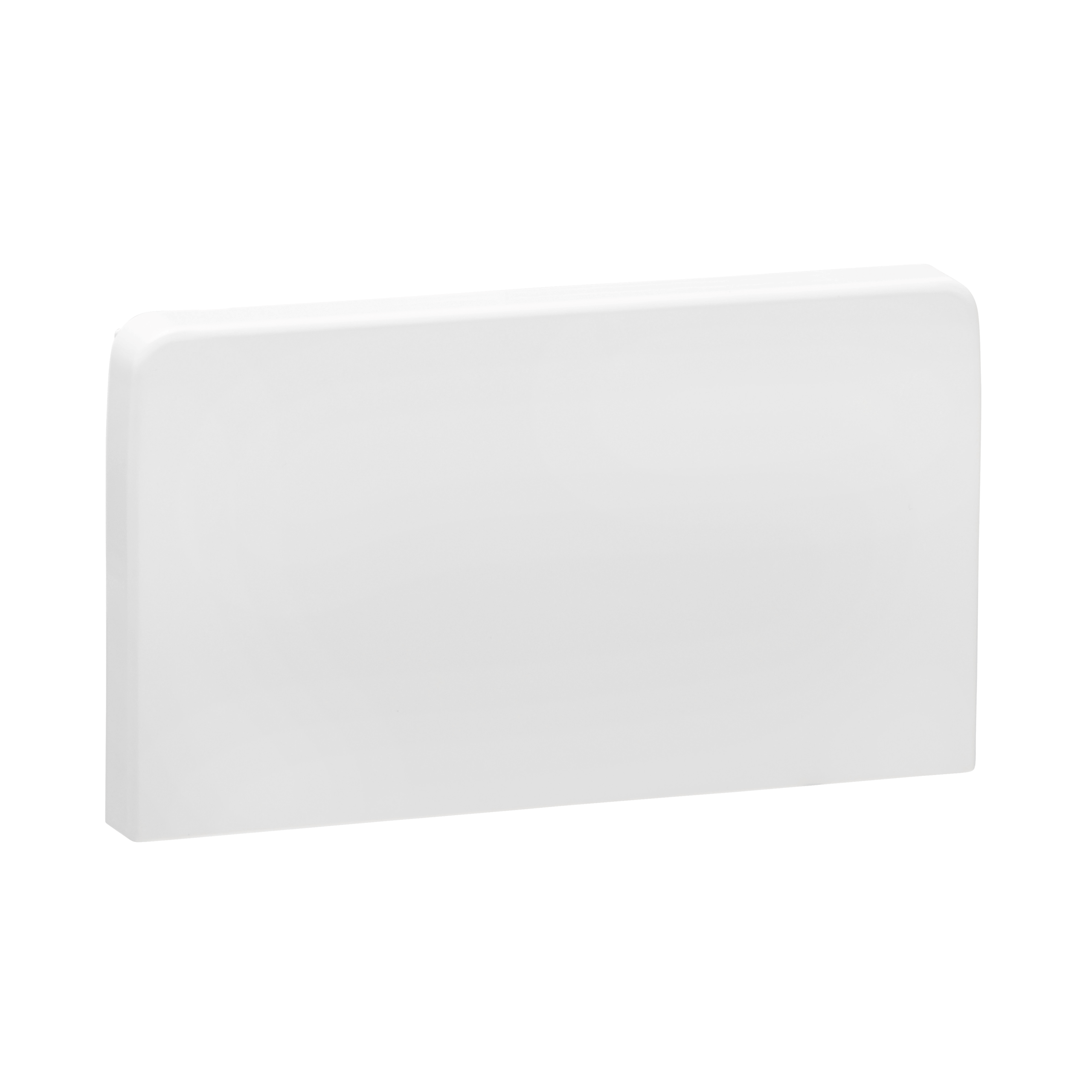 ISM10204P - OptiLine 45/70 - stop end - 95 x 55 mm - PC/ABS - polar white Schneider Electric