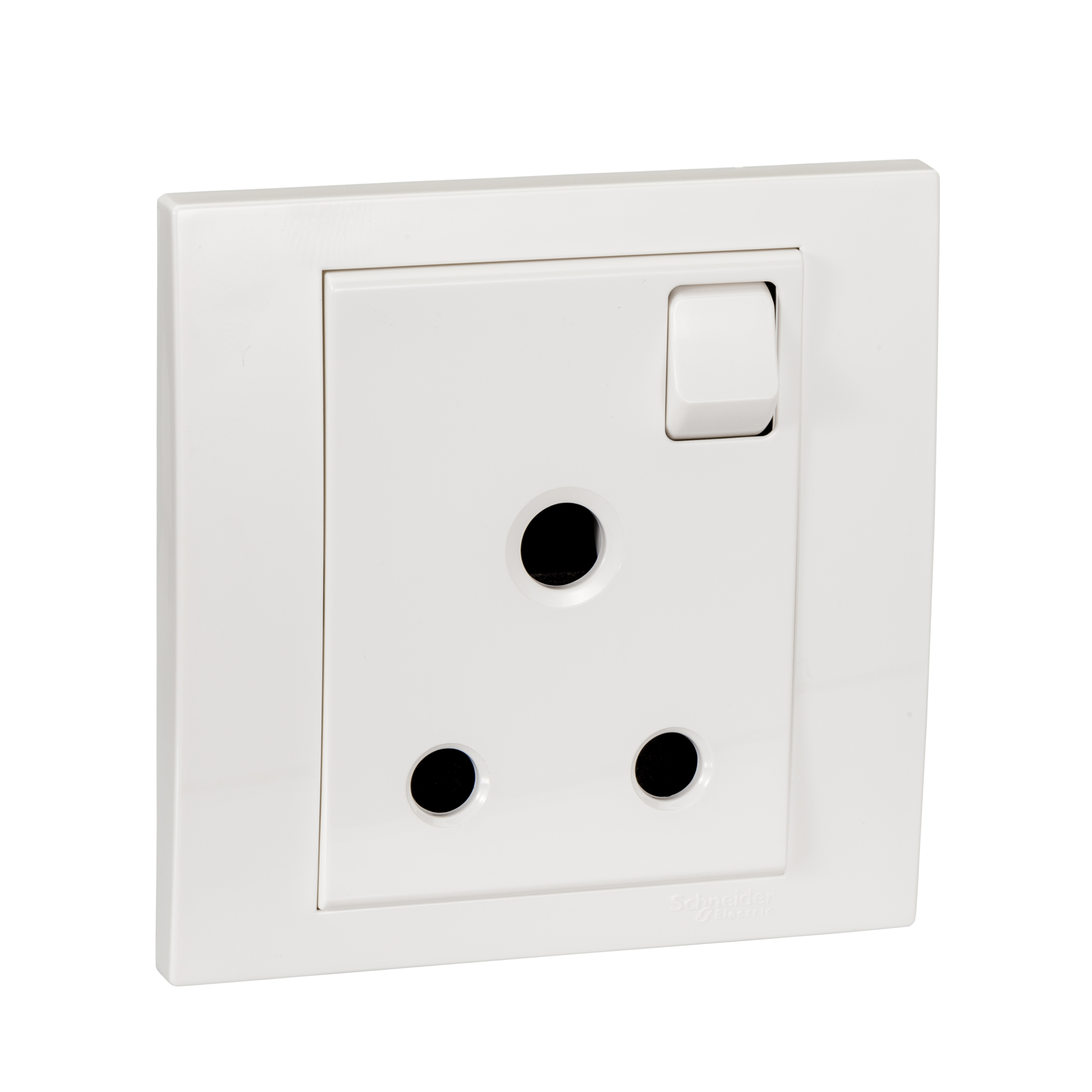 KB15_15_WE - Vivace 15A 250V 1Gang Switched Socket,White Schneider Electric