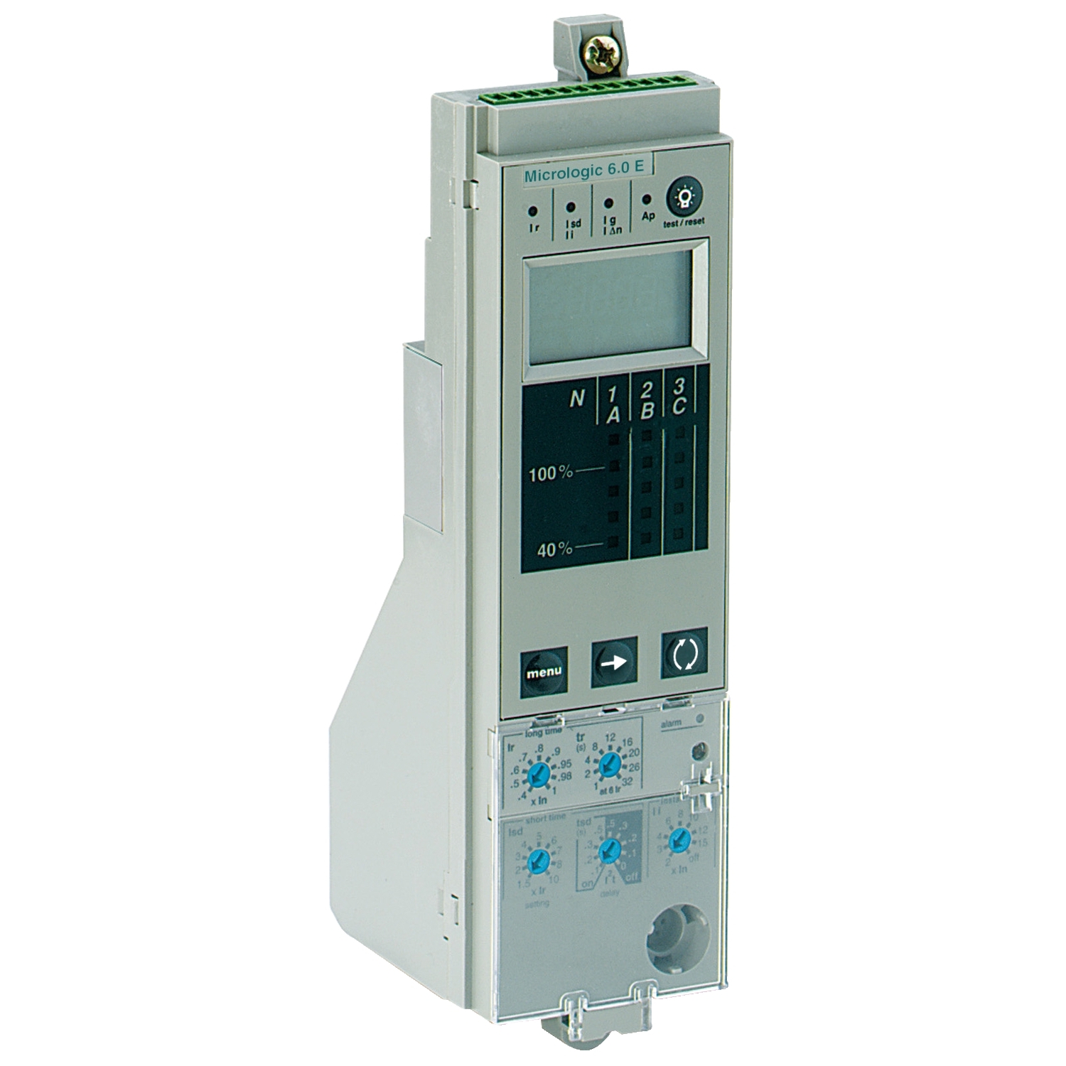 Trip unit MicroLogic 6.0 E, ComPact NS630b to NS3200 fixed, selective and earth-fault protections
