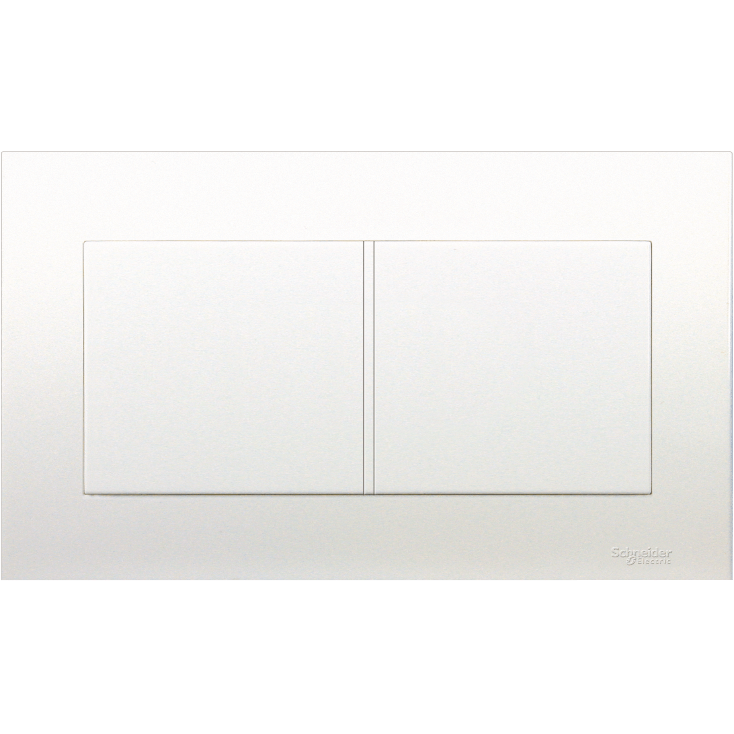 KBT30_WE - Twin Gang Blank Plate Schneider Electric