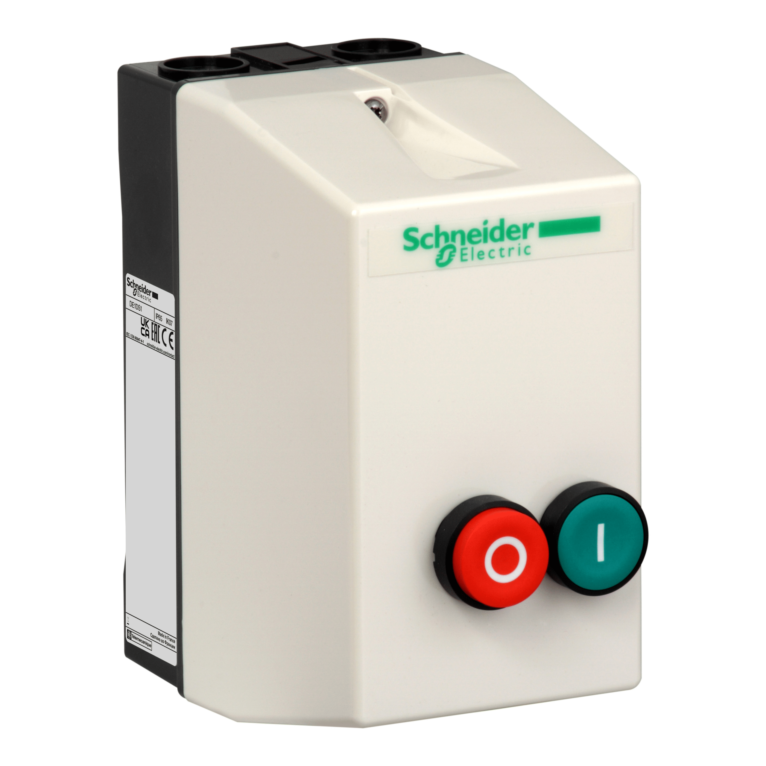 DE1DS1 - TeSys LE - enclosure for DOL starter - with 2 pushbuttons Schneider Electric