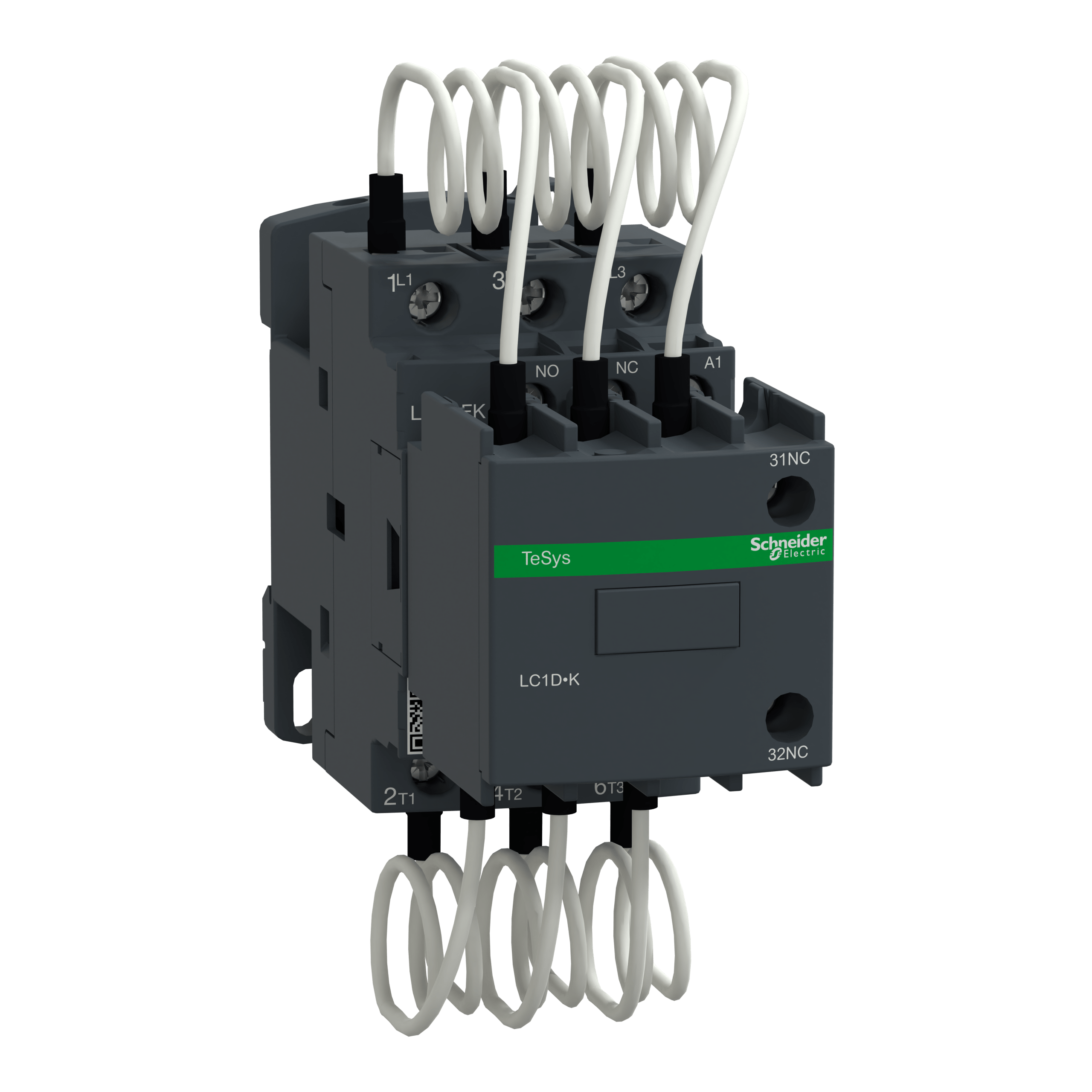 LC1DFKV7 - Capacitor contactor, TeSys D, 12.5 kVAR at 400 V/50 Hz, coil 400 V AC 50/60 Hz Schneider Electric