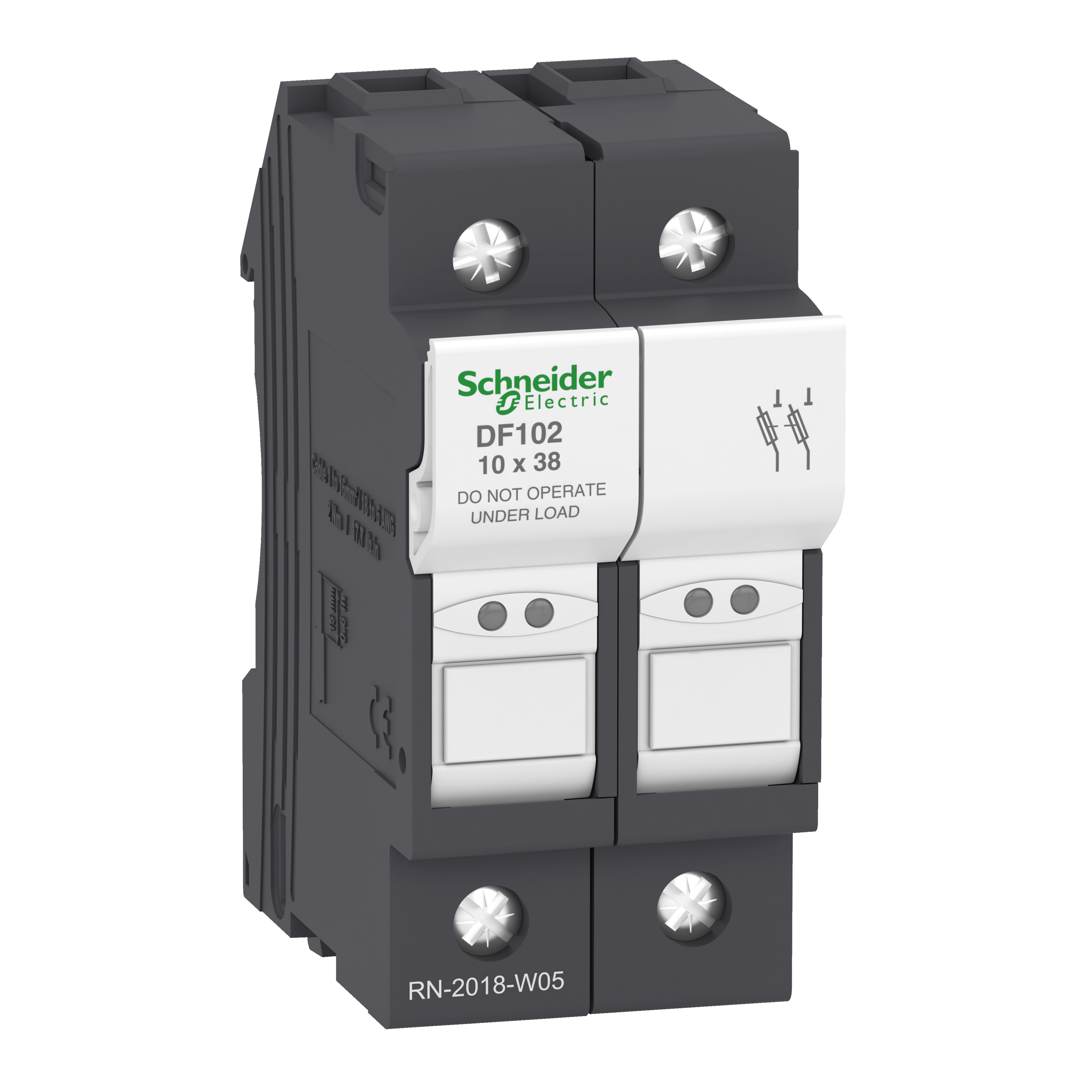 DF102 - Fuse carrier TeSys DF, 2P 32A, fuse size 10x38 mm Schneider Electric