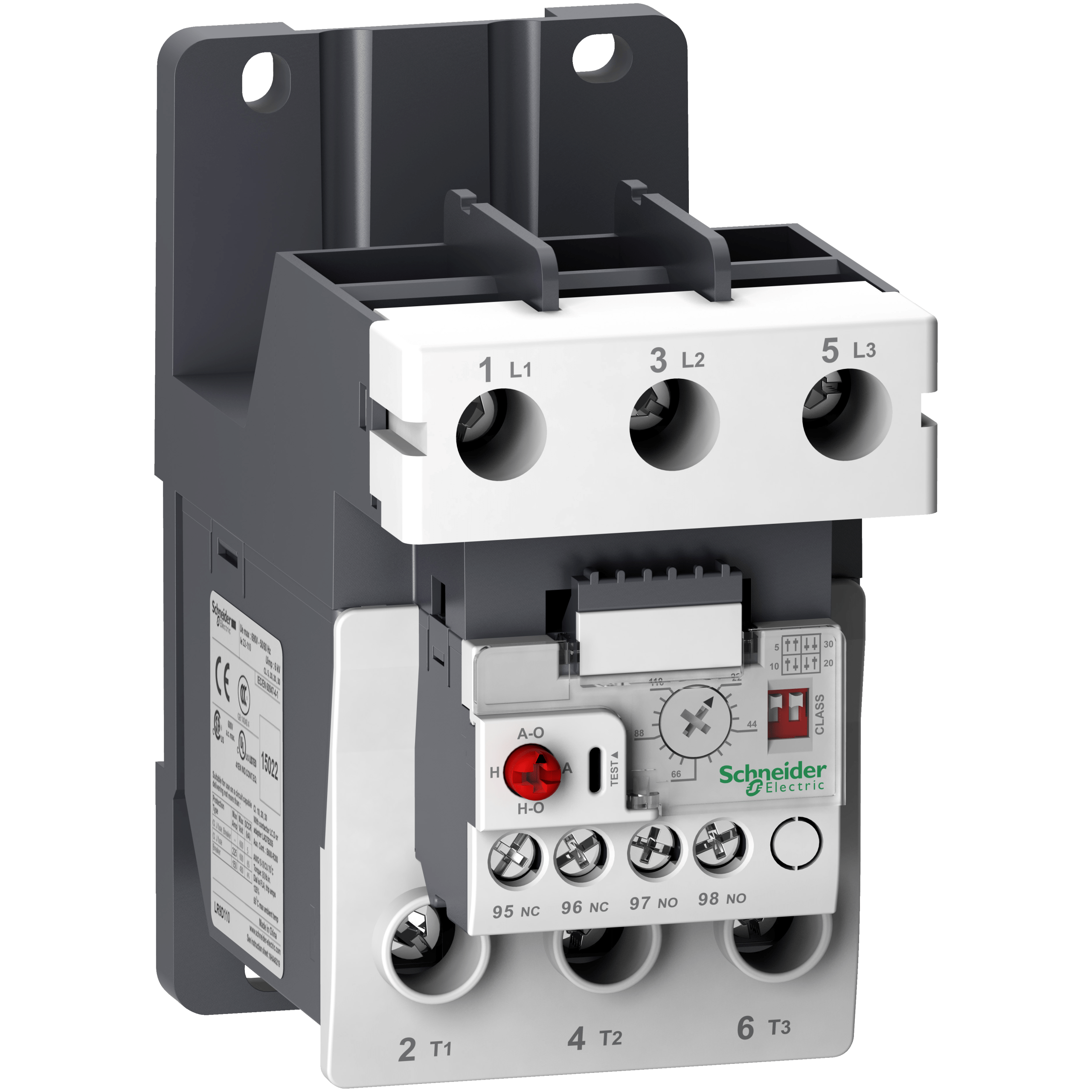 LR9D110S - TeSys LRD - electronic thermal overload relay - 3P - 22…110A Schneider Electric