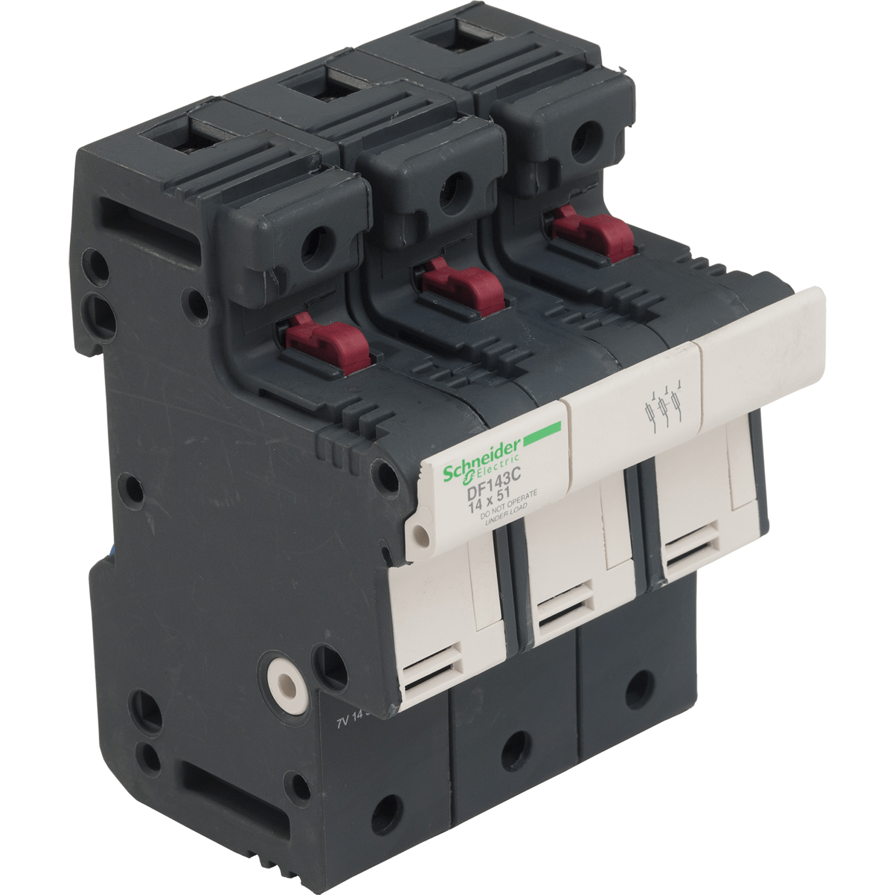 DF143C - Fuse carrier TeSys DF, 3P 50A, fuse size 14x51 mm Schneider Electric