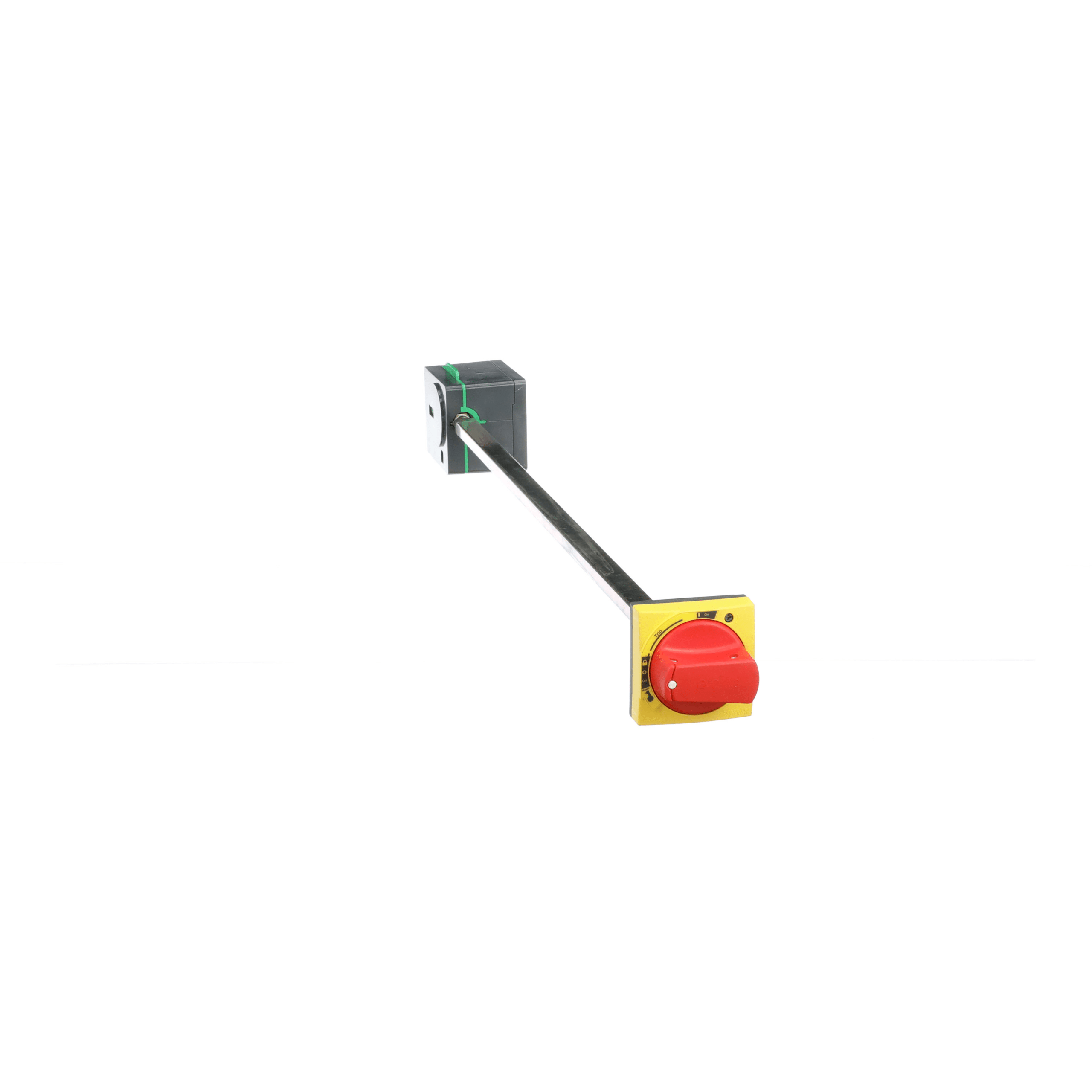LV426936 – Side rotary handle, ComPact NSXm, red handle on yellow front, shaft length 45 to 480 mm, IP54 | Schneider Electric