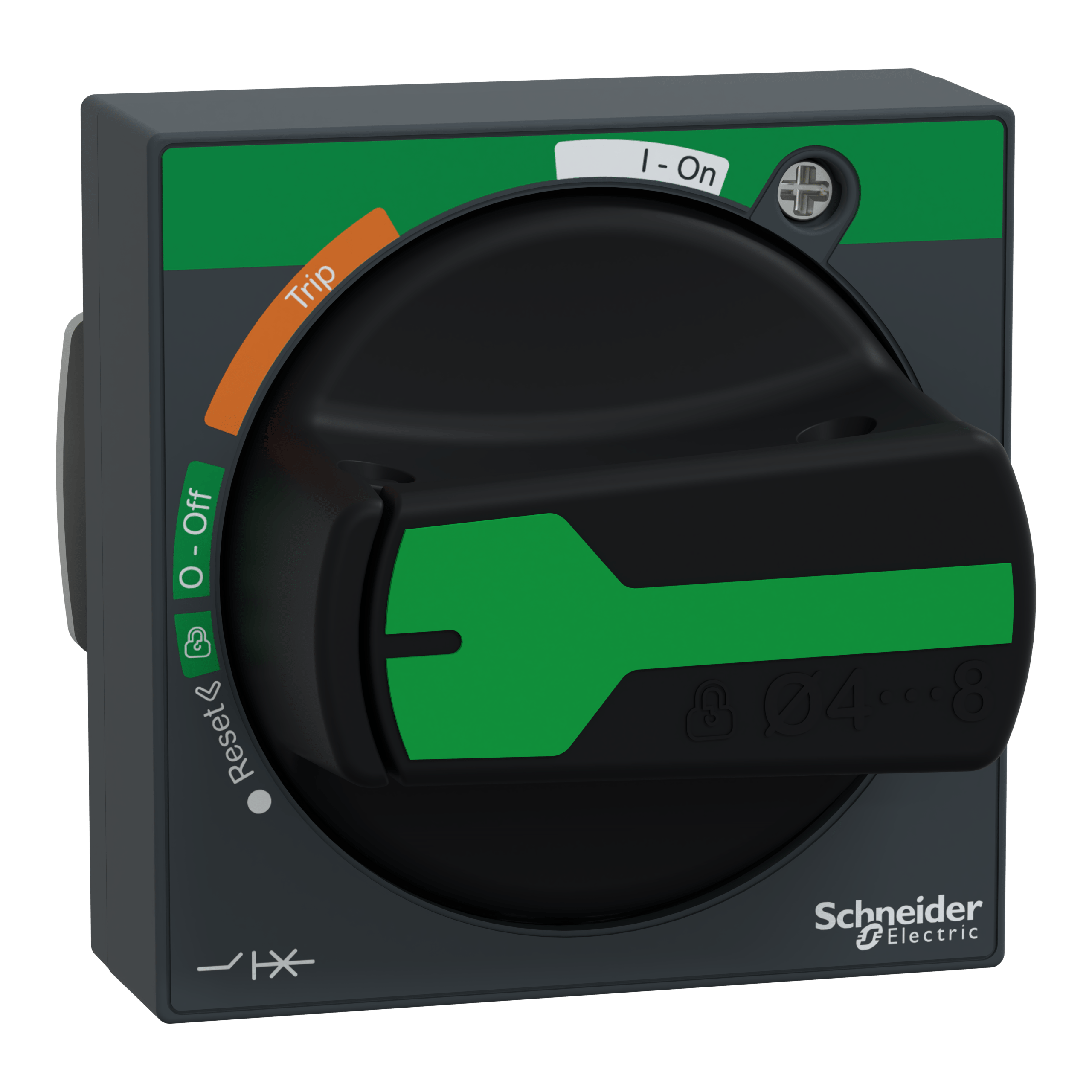 LV426997T - universal handle for rotary handle, ComPacT NSXm, black handle, IP54 Schneider Electric