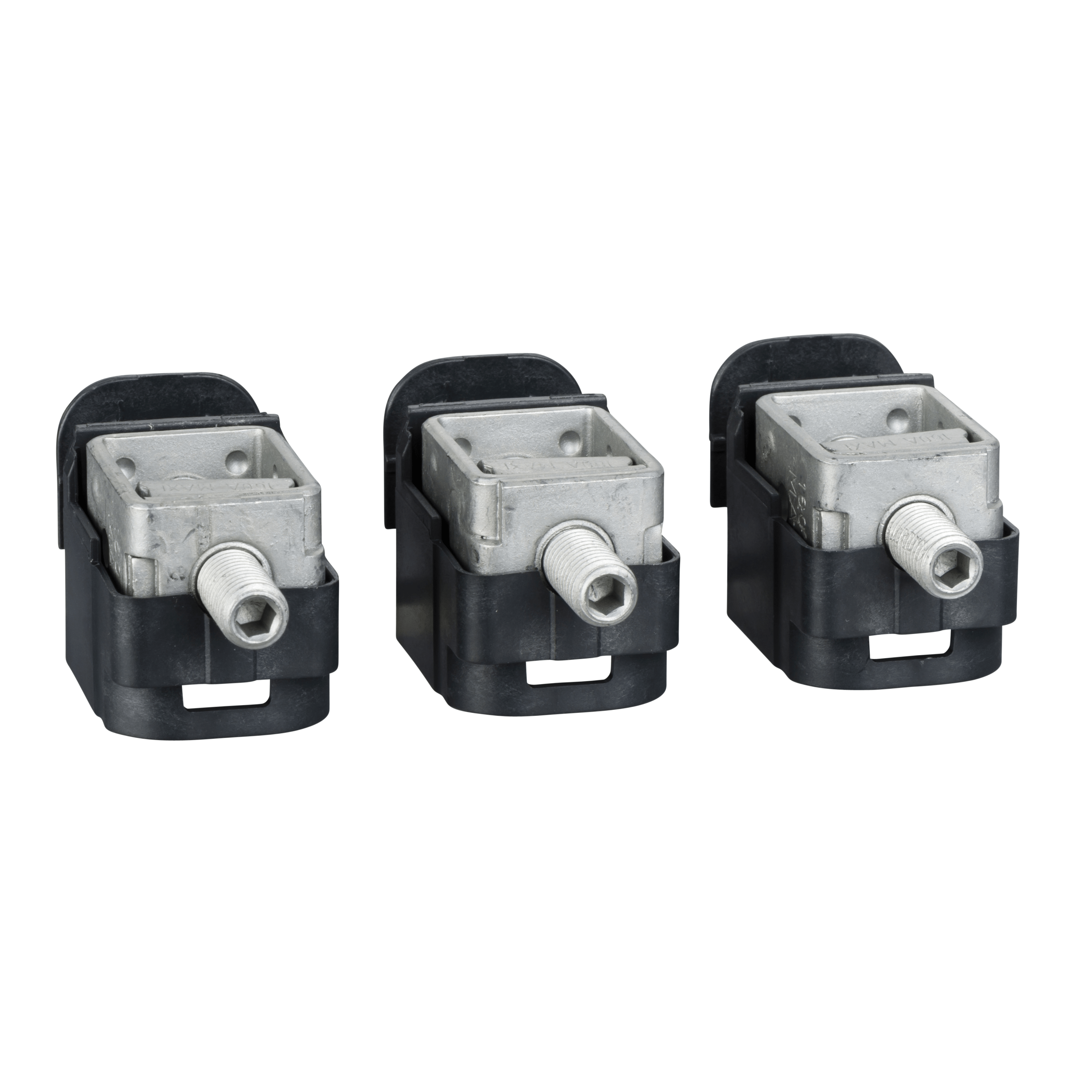 LV429242 - steel bare cable connectors, ComPact NSX, EasyPact CVS, for 1 cable 1.5 to 95 mm², 160 A, set of 3 parts Schneider Electric