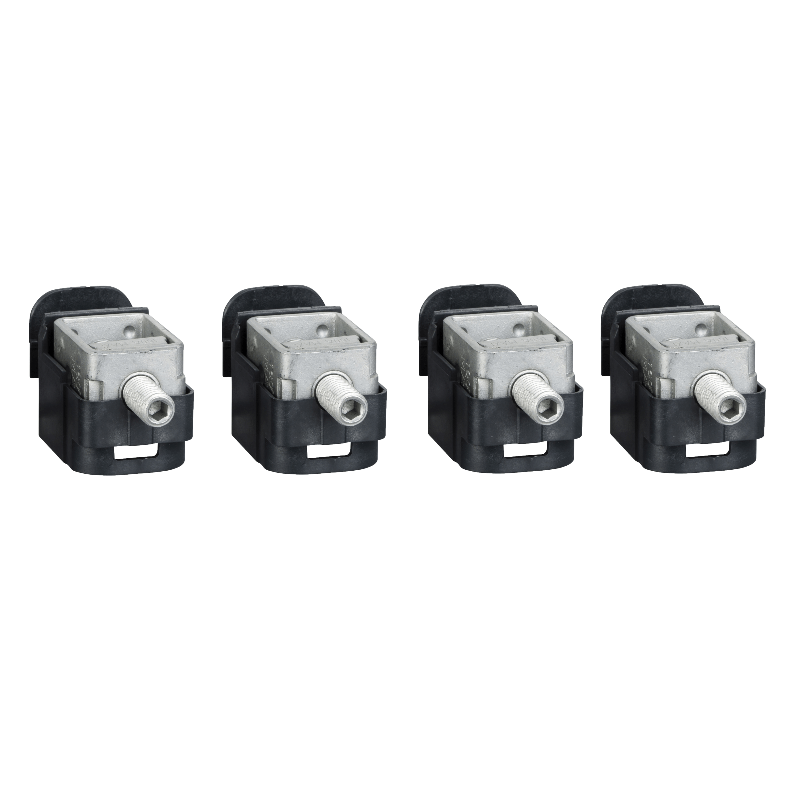 LV429243 - steel bare cable connectors, ComPact NSX, EasyPact CVS, for 1 cable 1.5 to 95 mm², 160 A, set of 4 parts Schneider Electric